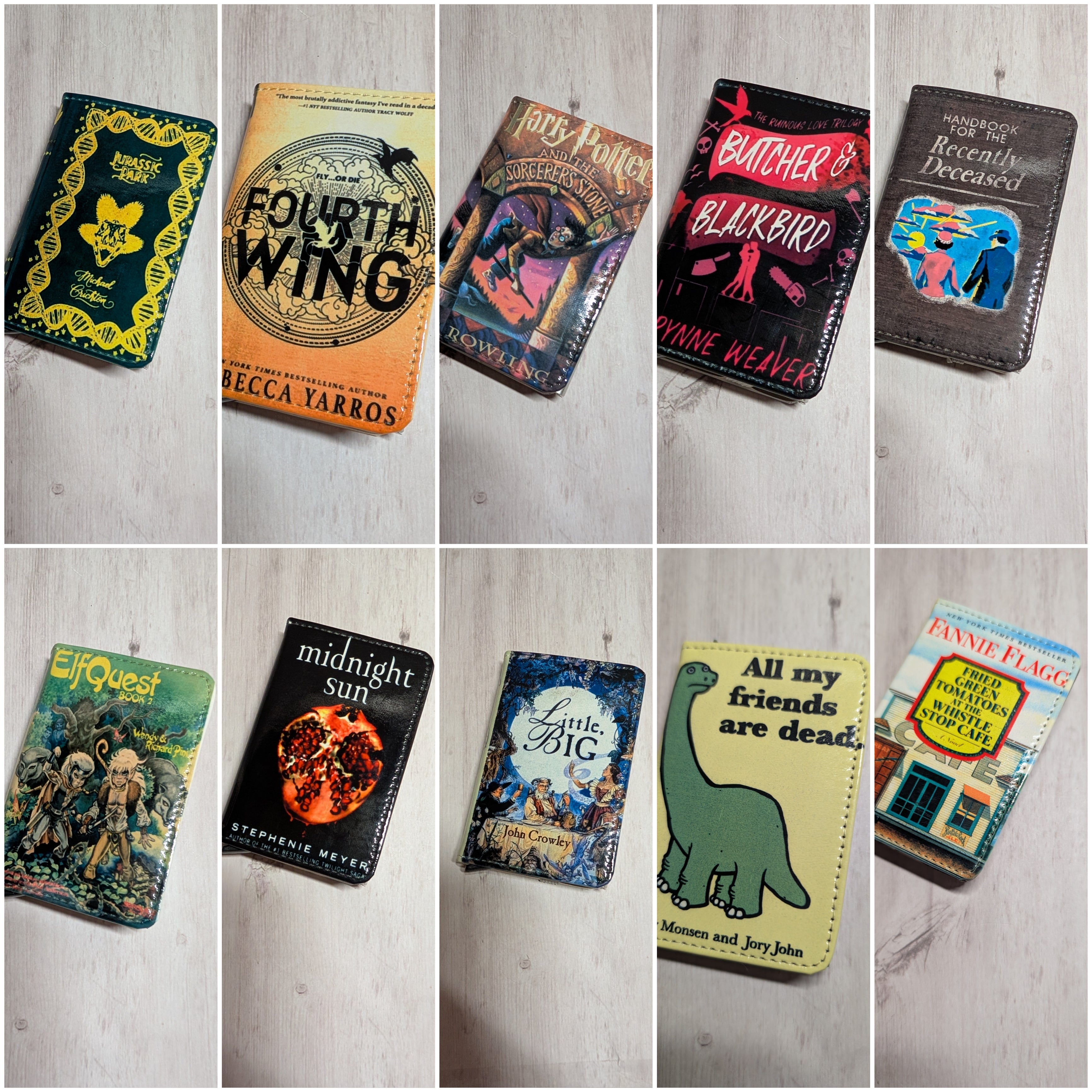 Custom Favorite Book or Novel Card Holder RFID Blocking Wallet