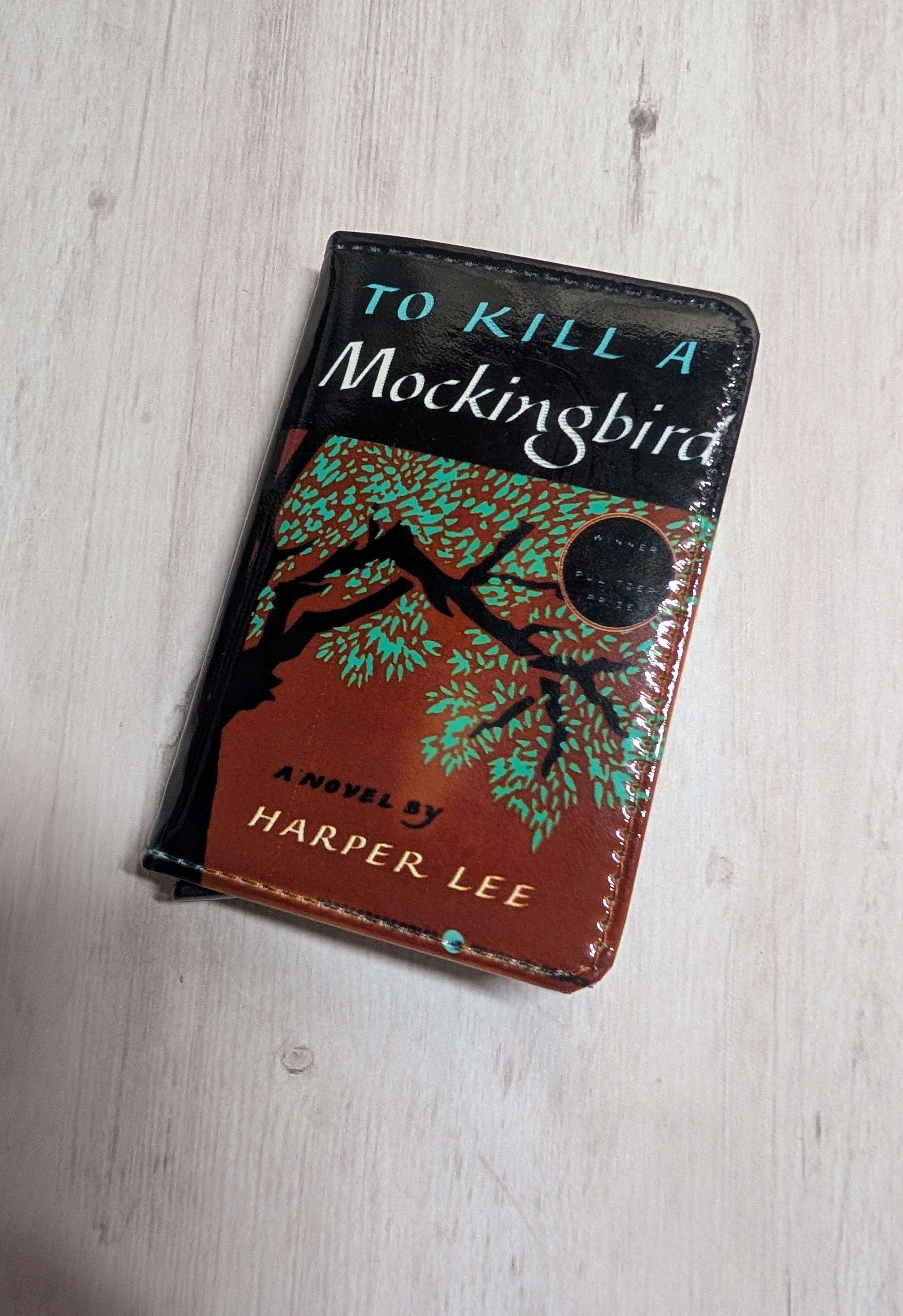 Classic Literature  Favorite Book or Novel Custom Card Holder RFID Blocking Wallet