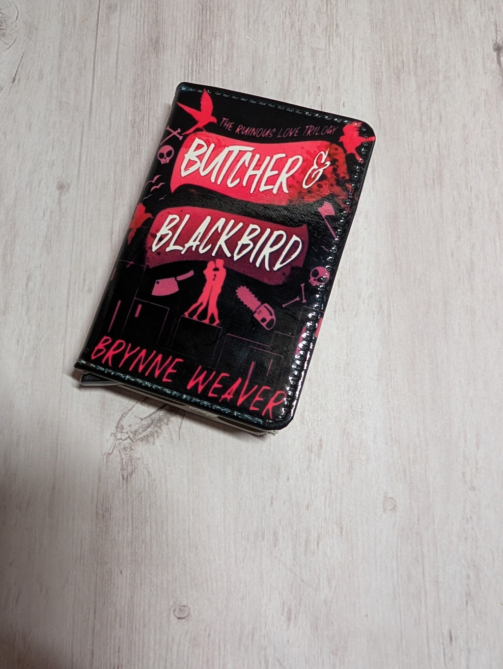 Romance  Favorite Book or Novel Custom Card Holder RFID Blocking Wallet