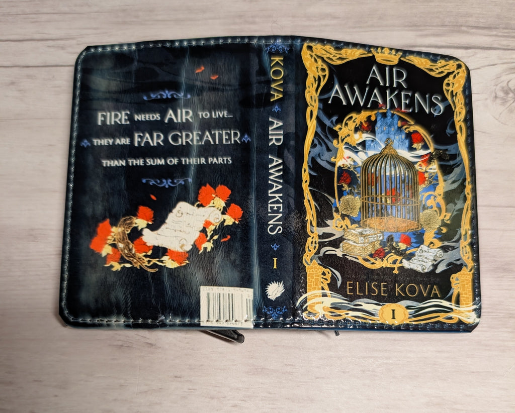 Fantasy Book Custom Favorite Book or Novel or Movie Card Holder RFID Blocking Wallet