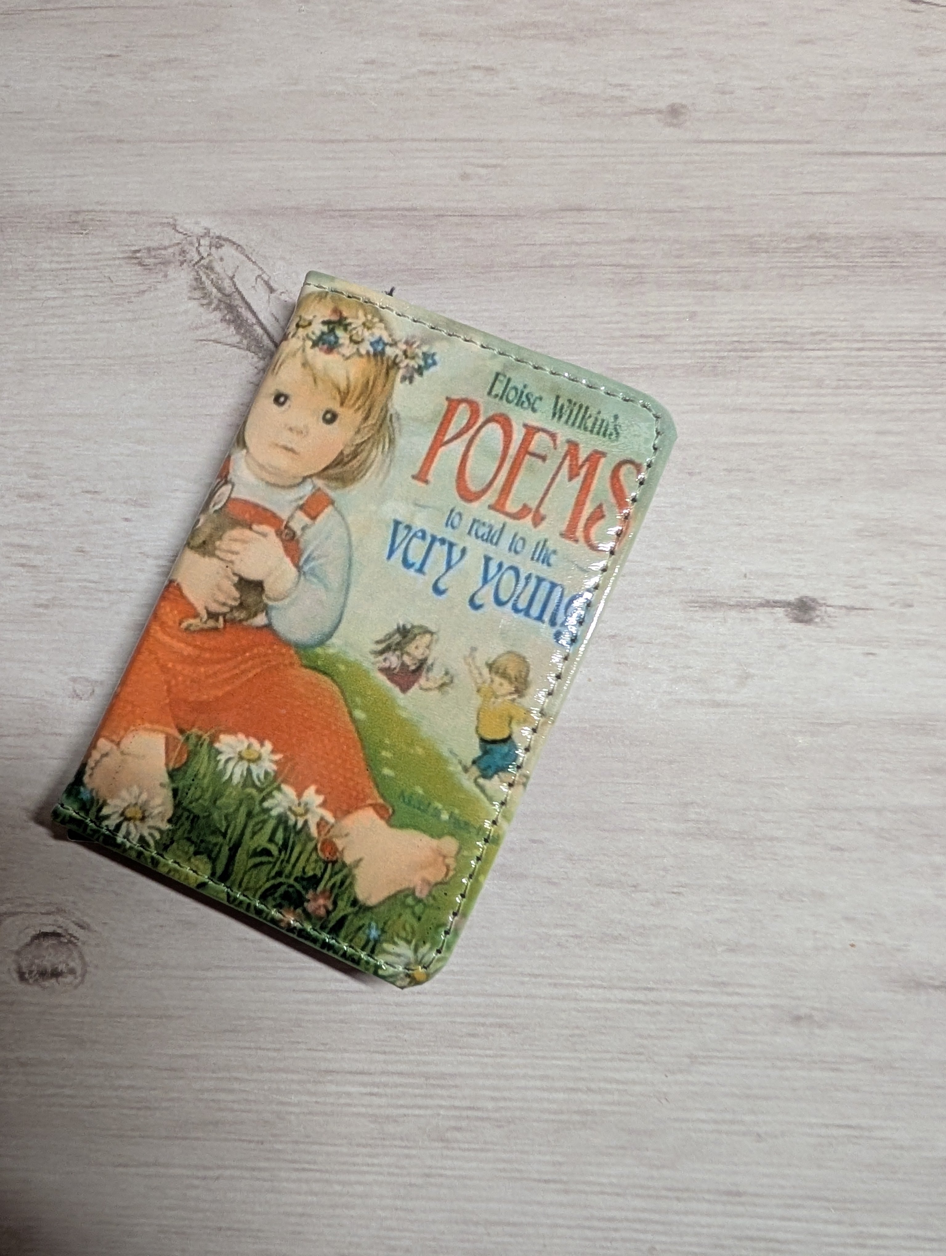 Children's Book Childhood Custom Favorite Book or Novel Card Holder RFID Blocking Wallet