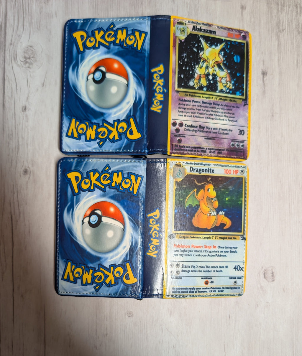 Custom Favorite Pocket Monster Card Holder RFID Blocking Wallet