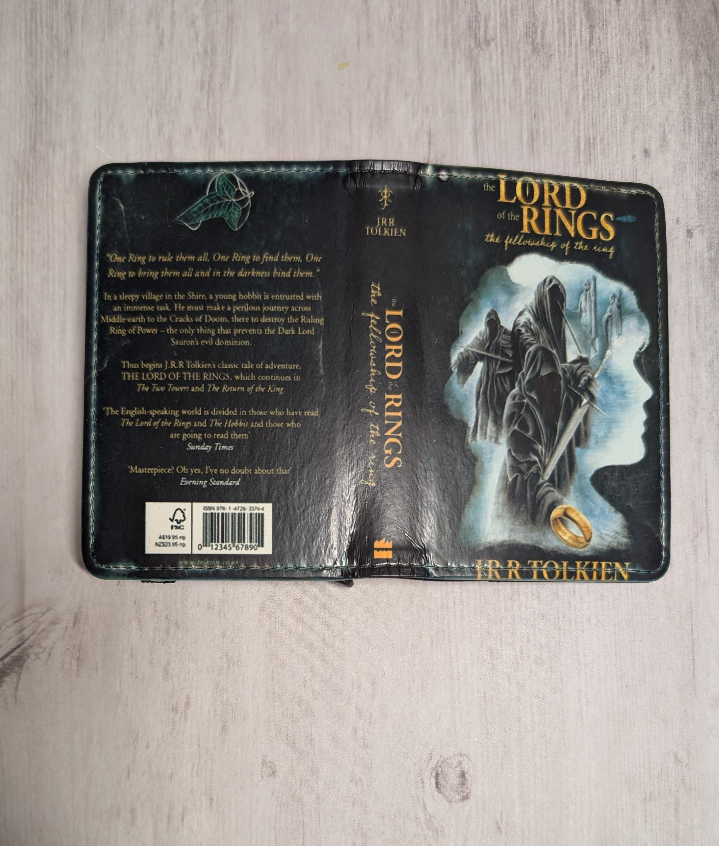Fantasy Book Custom Favorite Book or Novel or Movie Card Holder RFID Blocking Wallet