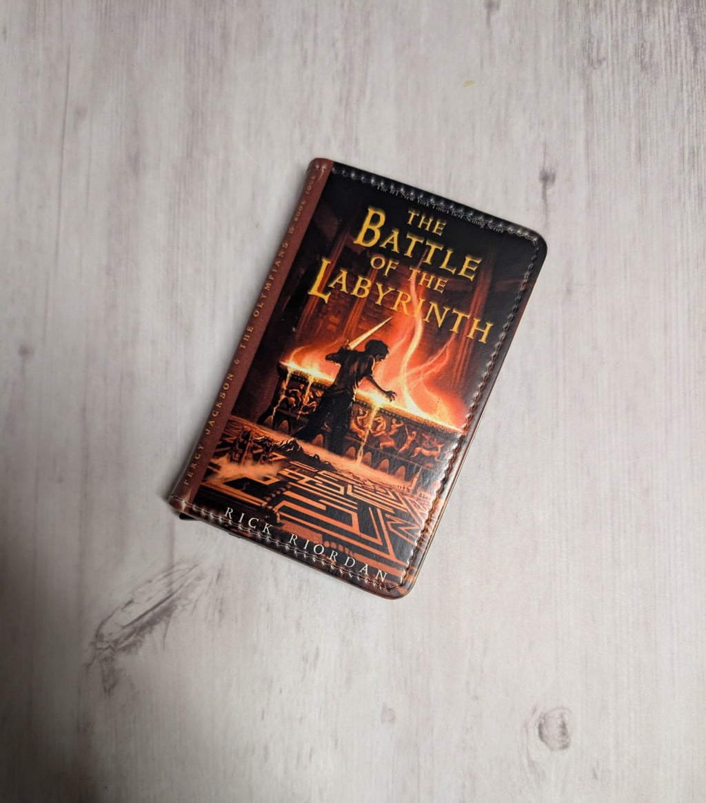 Fantasy Book Custom Favorite Book or Novel or Movie Card Holder RFID Blocking Wallet