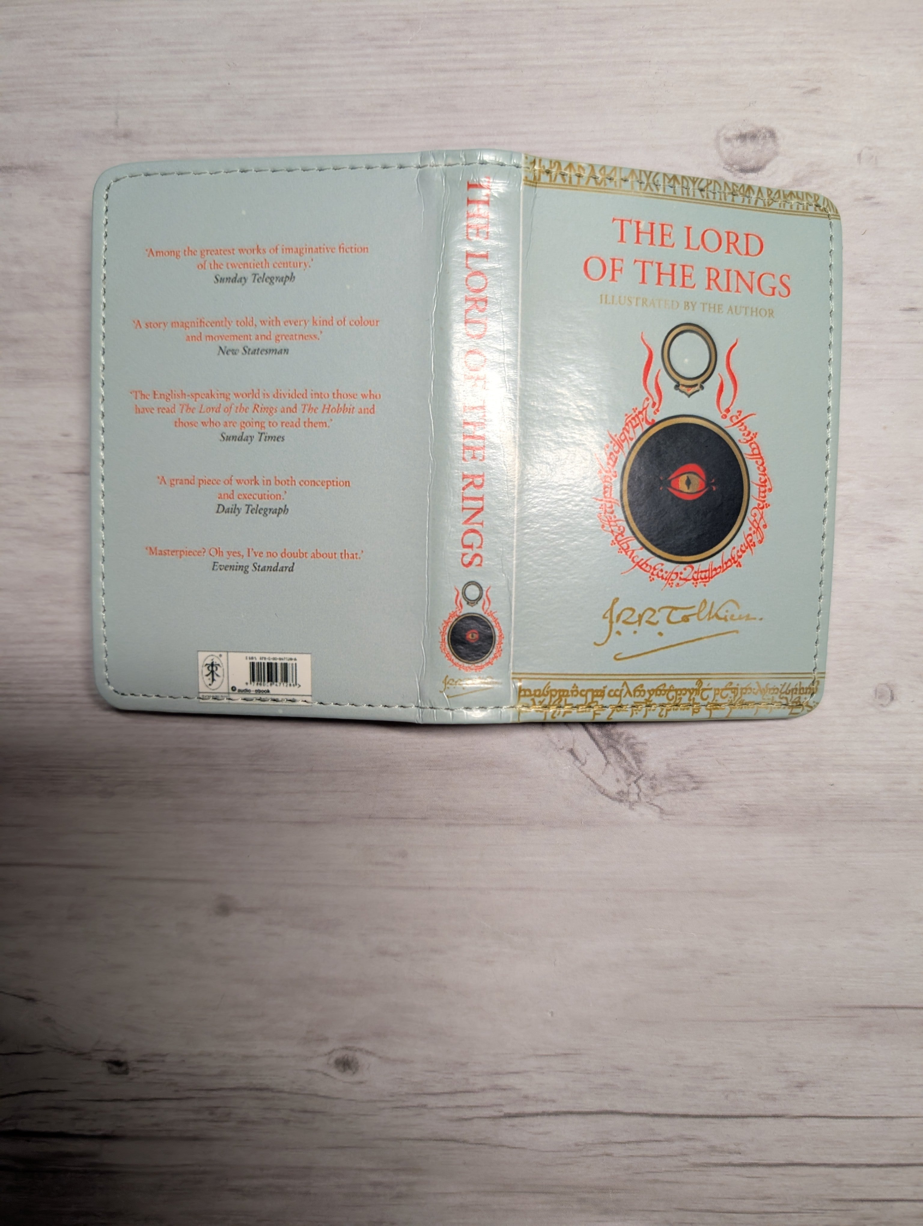 Fantasy Book Custom Favorite Book or Novel or Movie Card Holder RFID Blocking Wallet