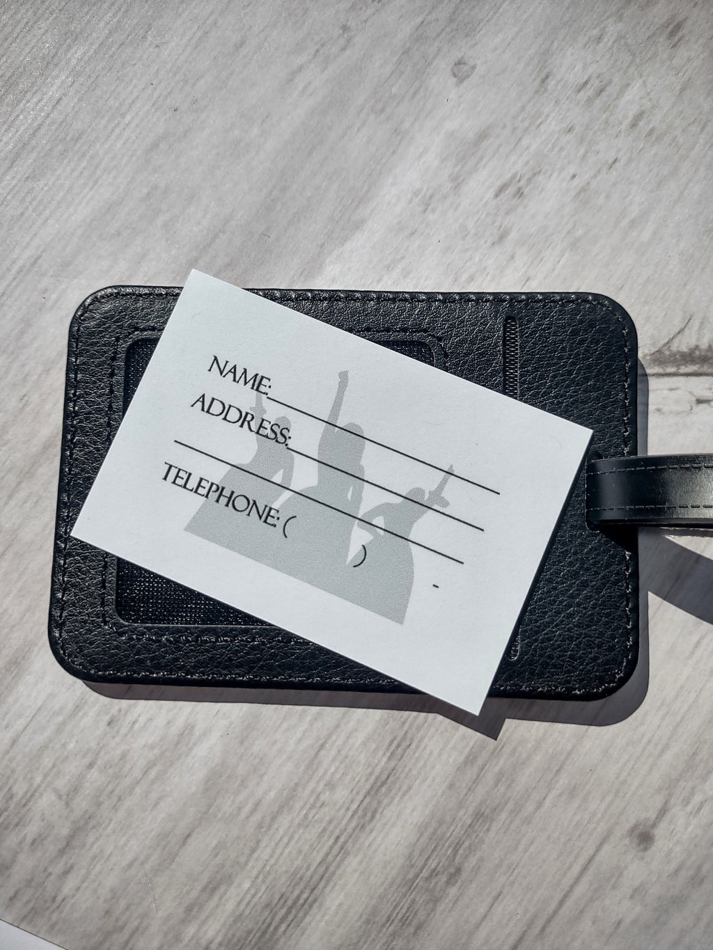 Hamilton Broadway Ticket Luggage Tag