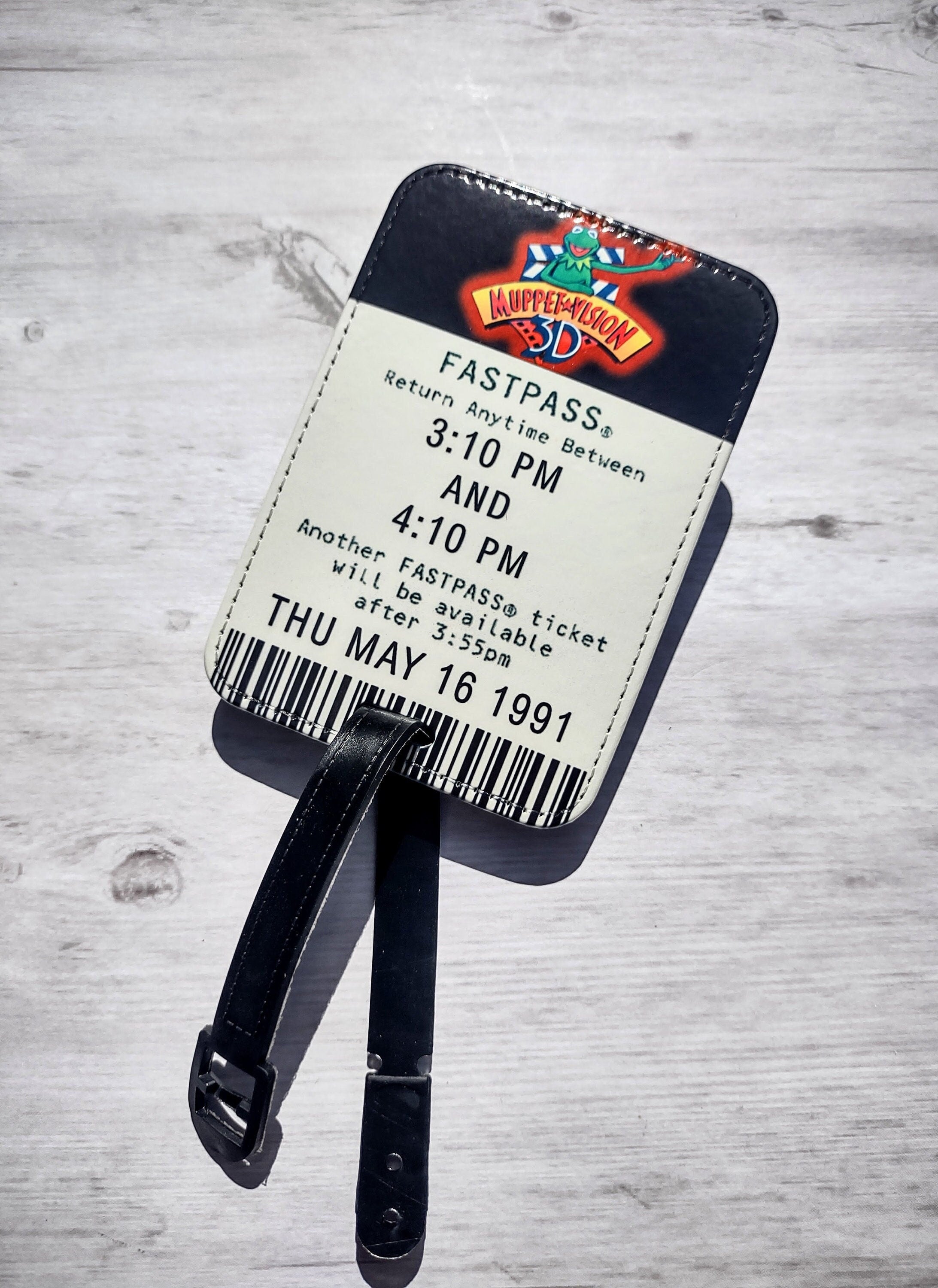 Muppet Vision 3D FastPass Luggage Tag