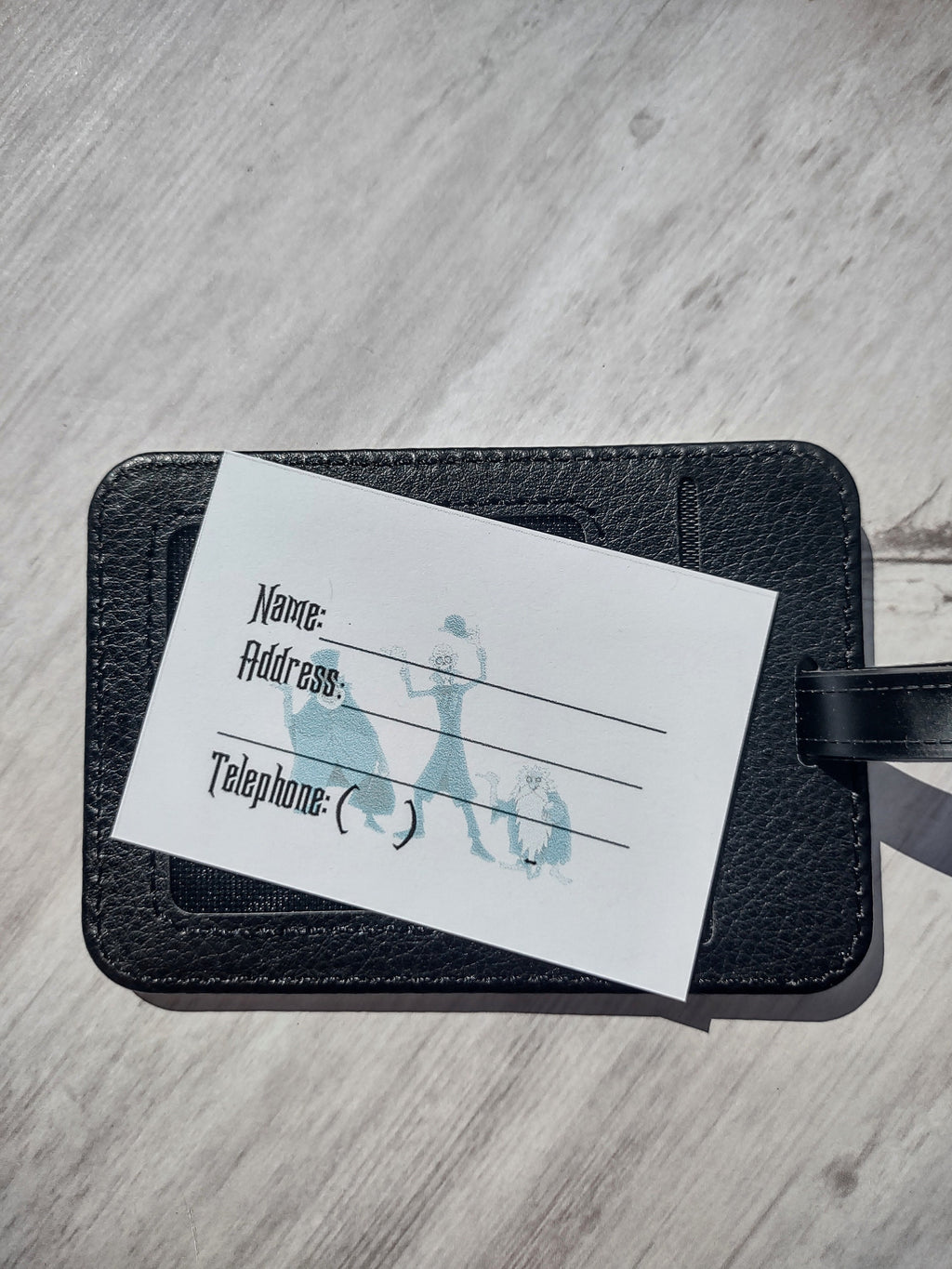 Haunted Mansion FastPass Luggage Tag