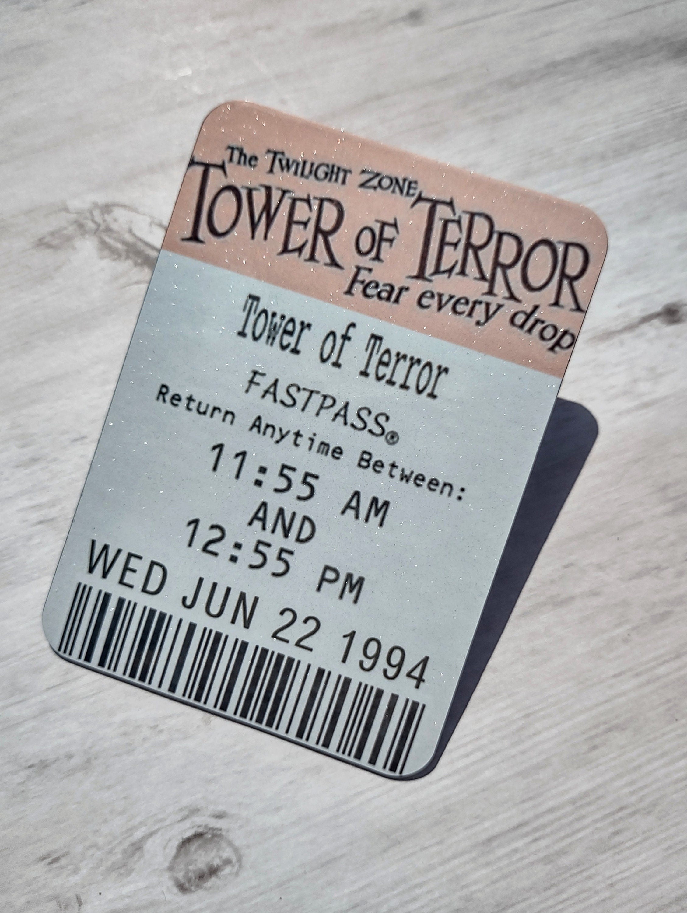Tower of Terror FastPass Magnet