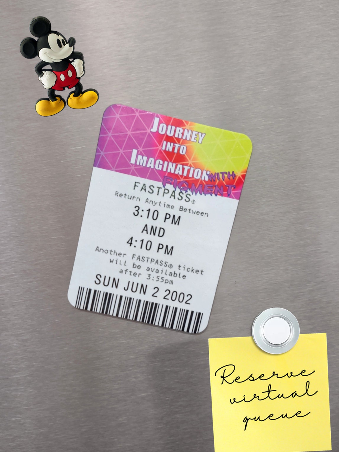 Journey into Imagination Figment FastPass Magnet