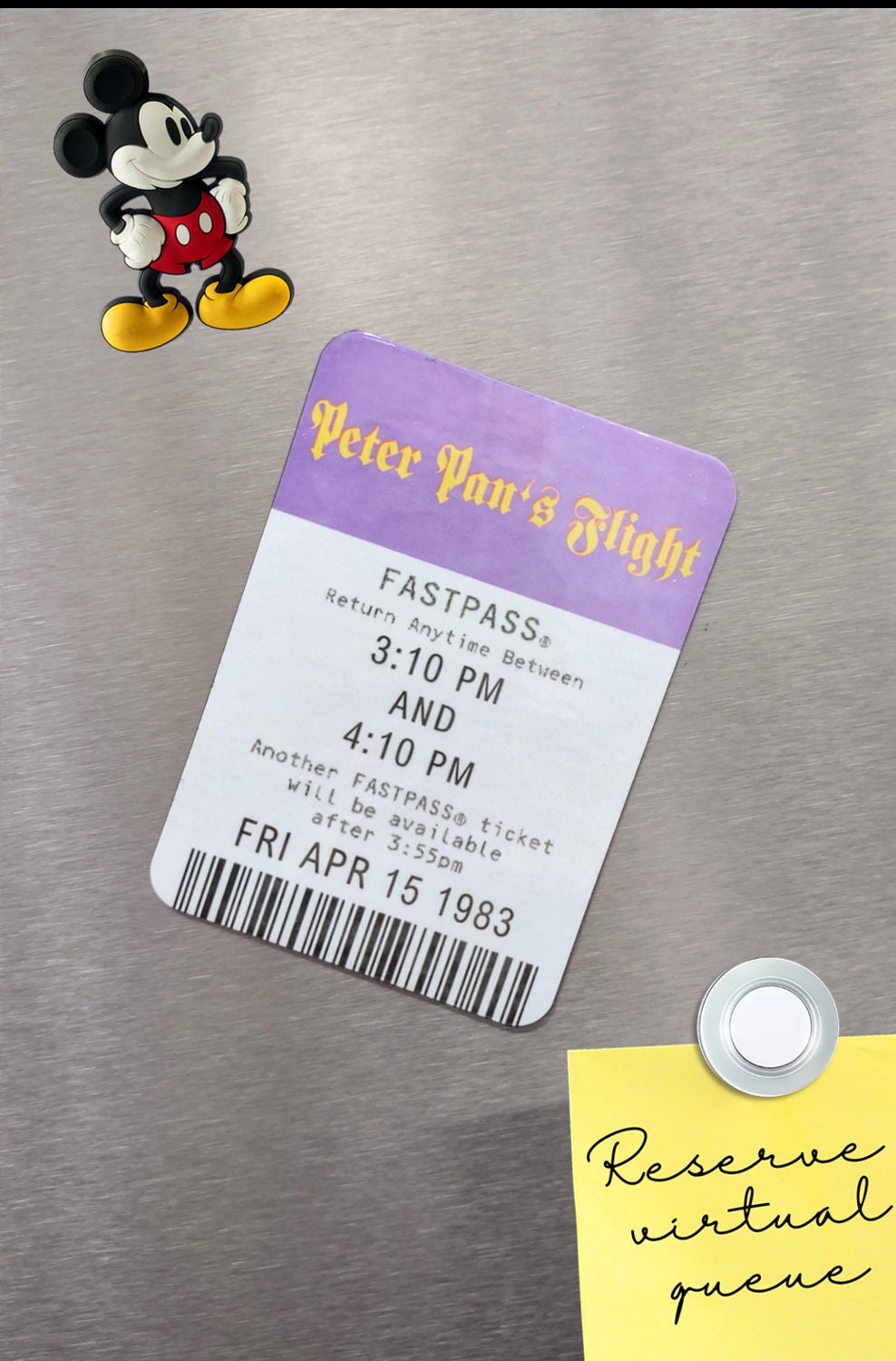 Peter Pan Fastpass Magnet