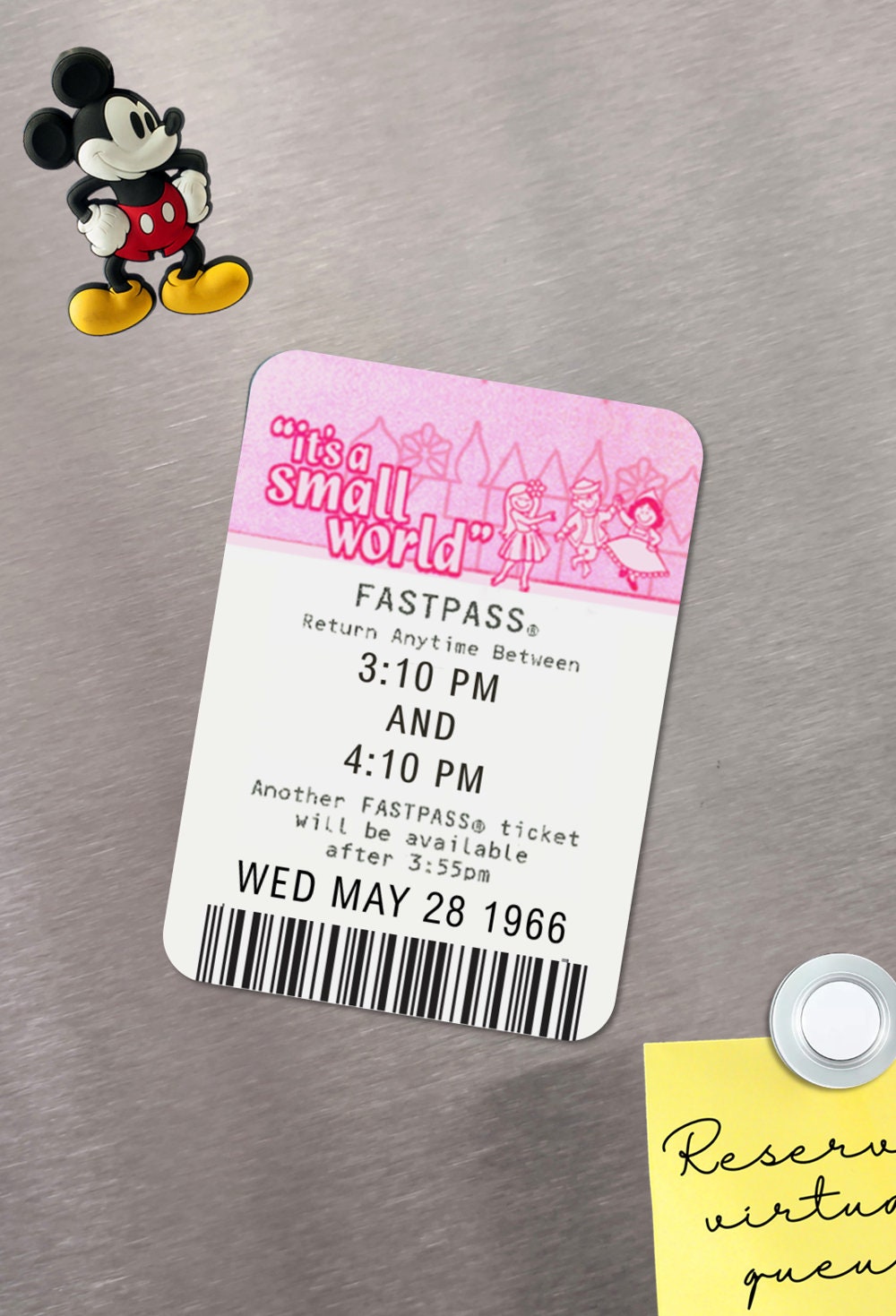Small World Fastpass Magnet