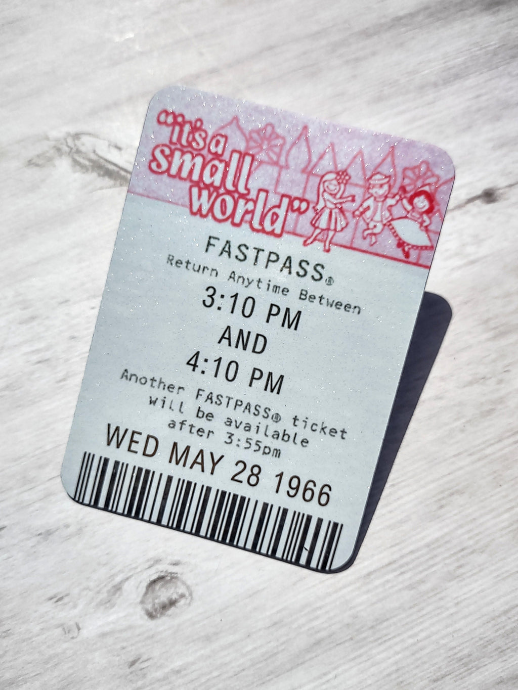 Small World Fastpass Magnet