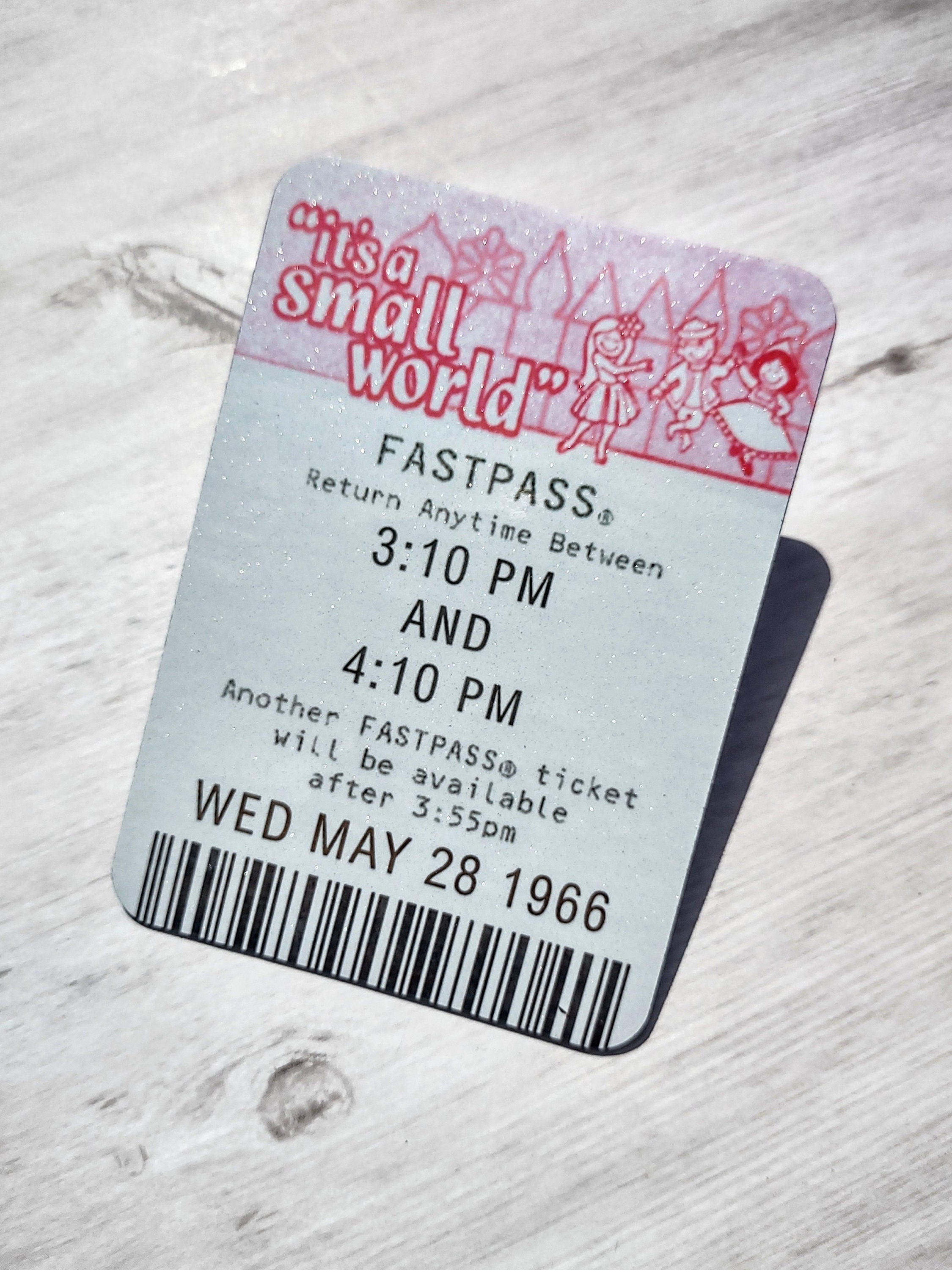Small World Fastpass Magnet
