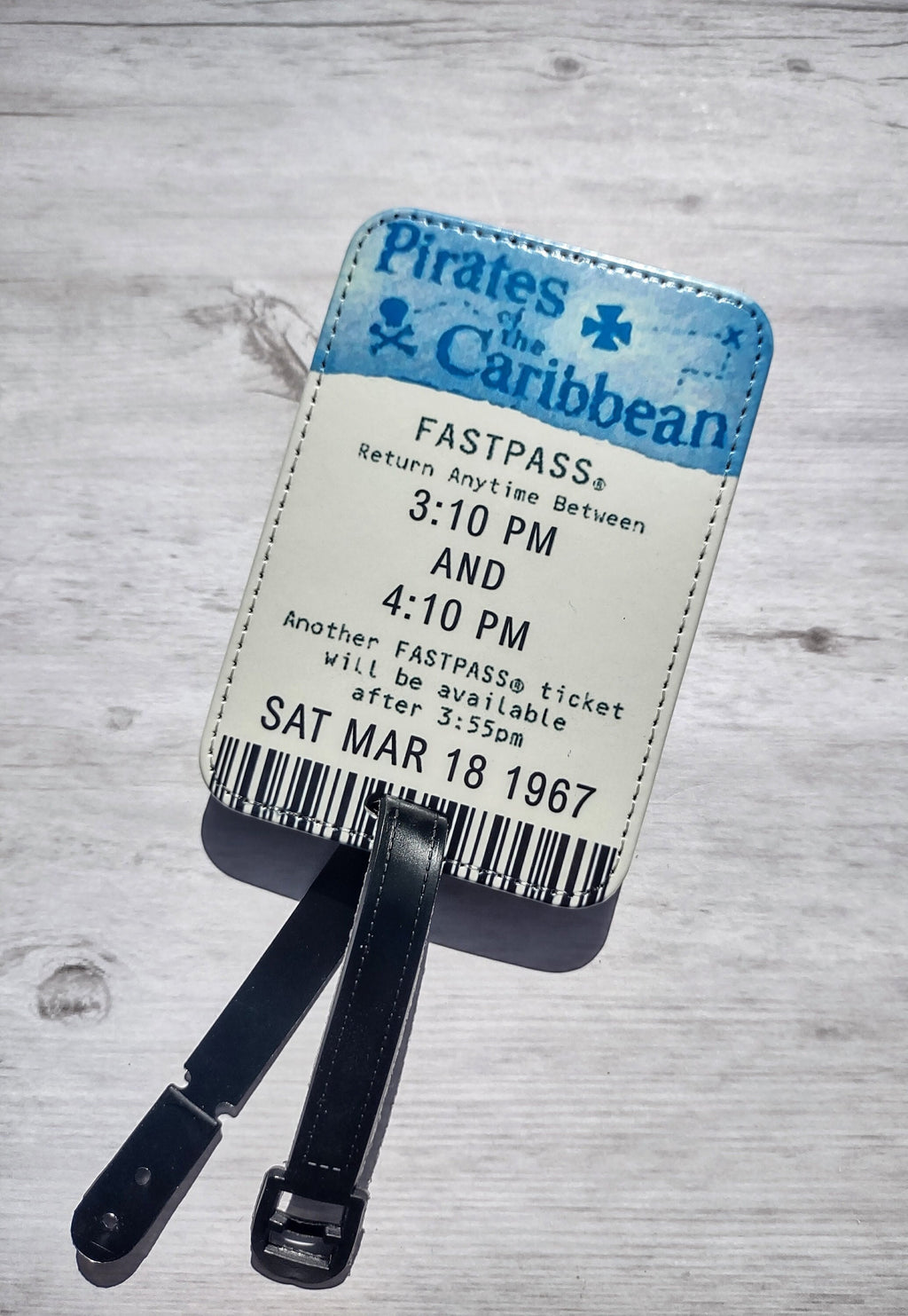 Pirates of the Caribbean FastPass Luggage Tag