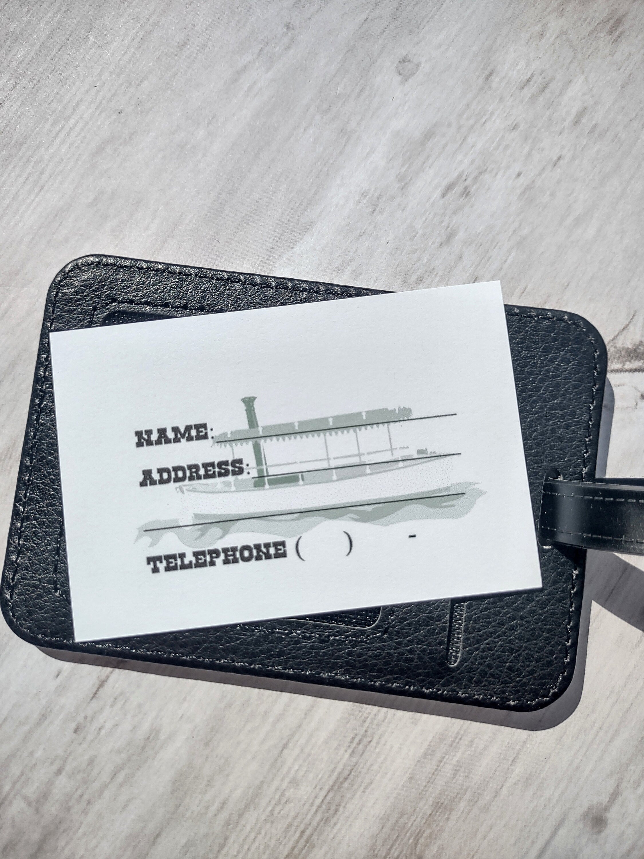 Jungle Cruise FastPass Luggage Tag