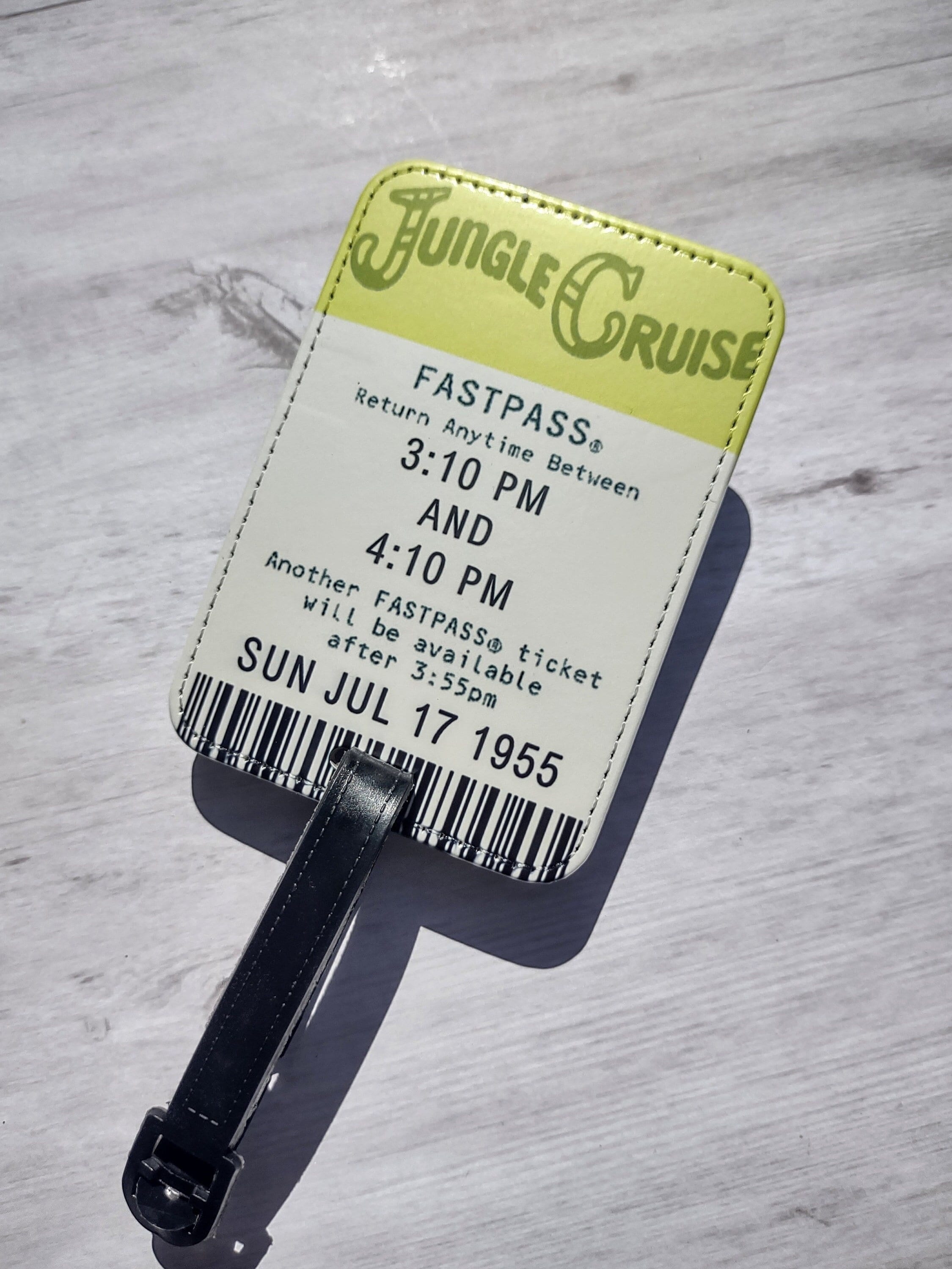 Jungle Cruise FastPass Luggage Tag