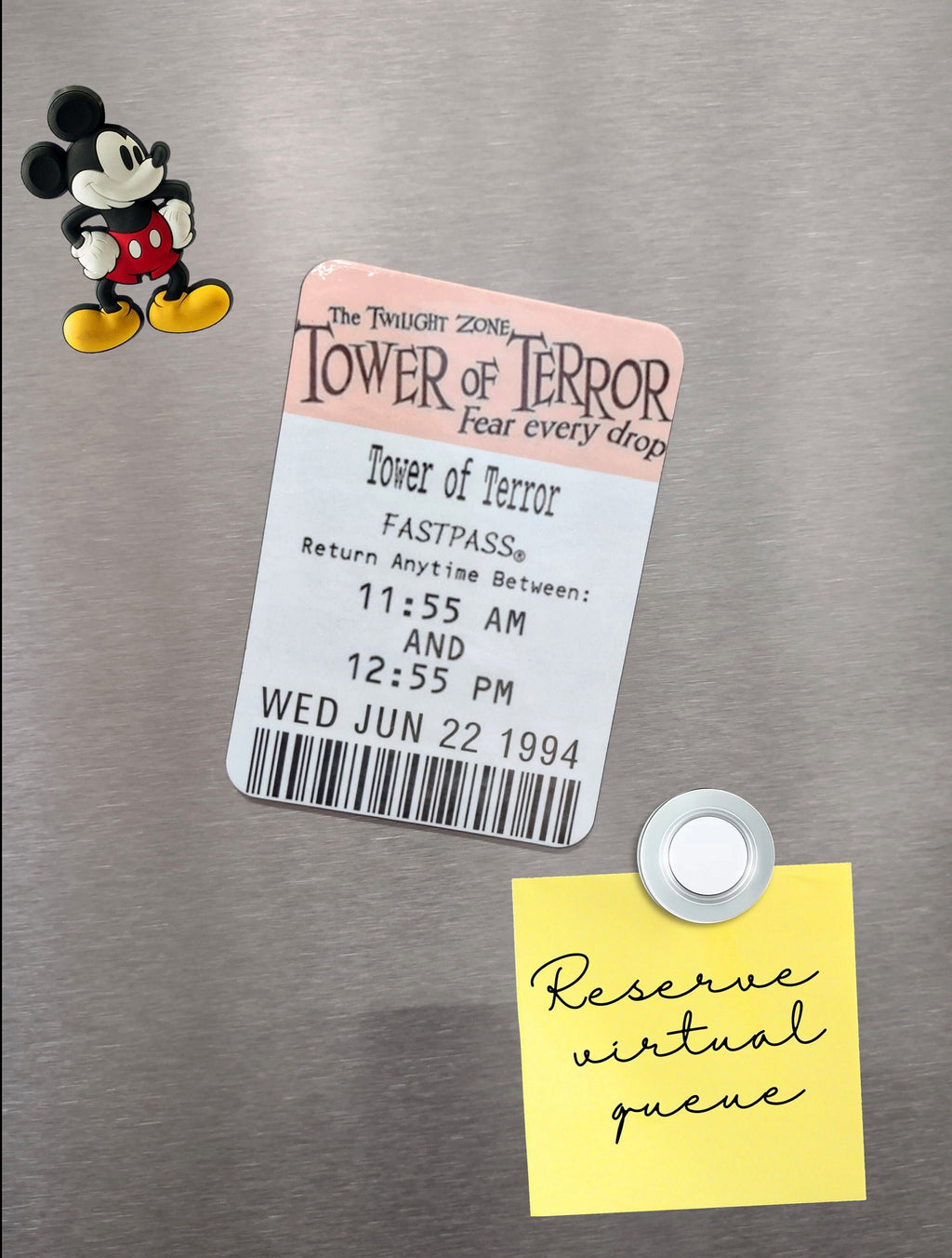 Tower of Terror FastPass Magnet