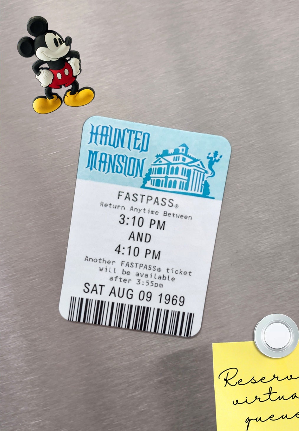 Haunted Mansion Fastpass Magnet
