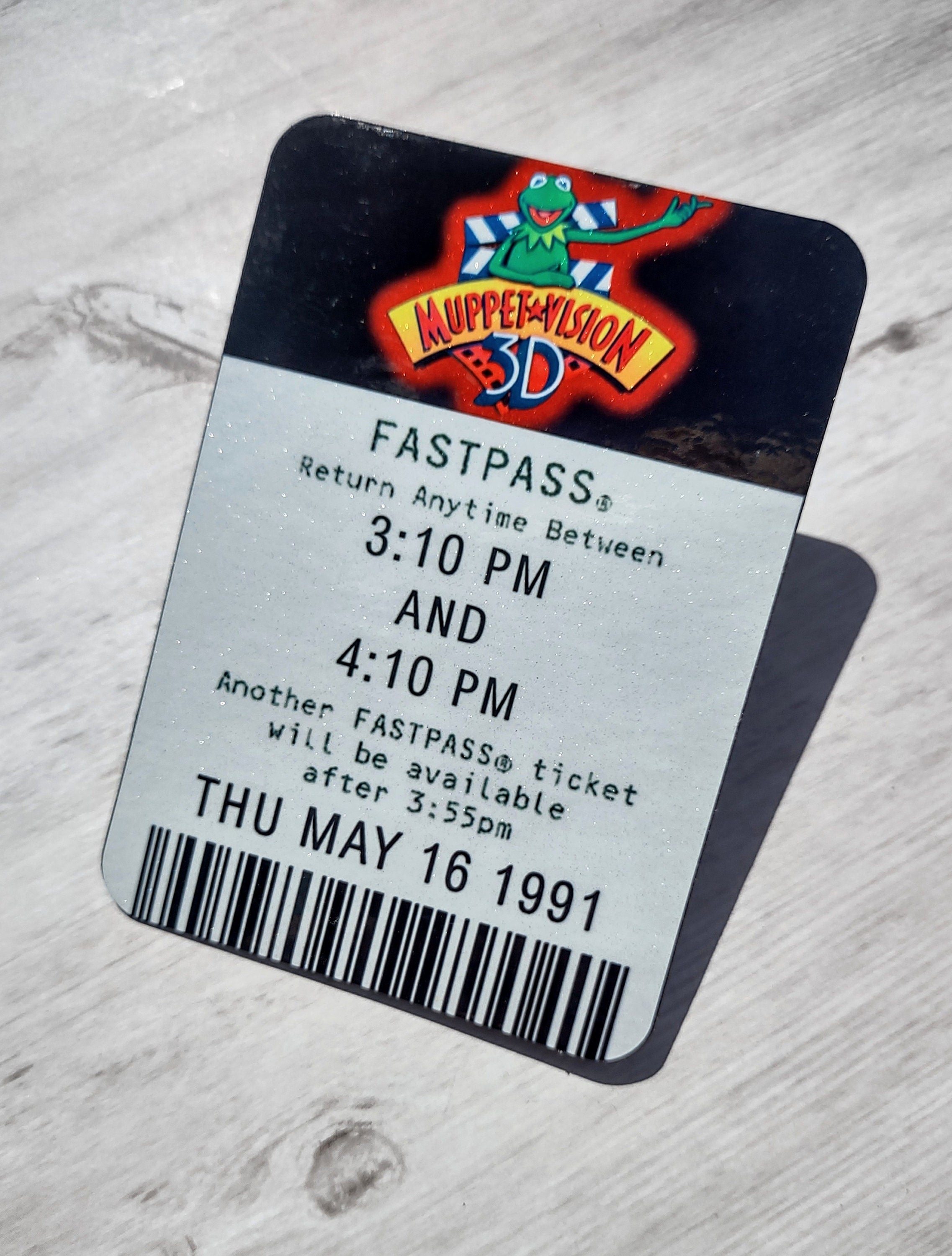 Muppet Vision 3D Fastpass Magnet