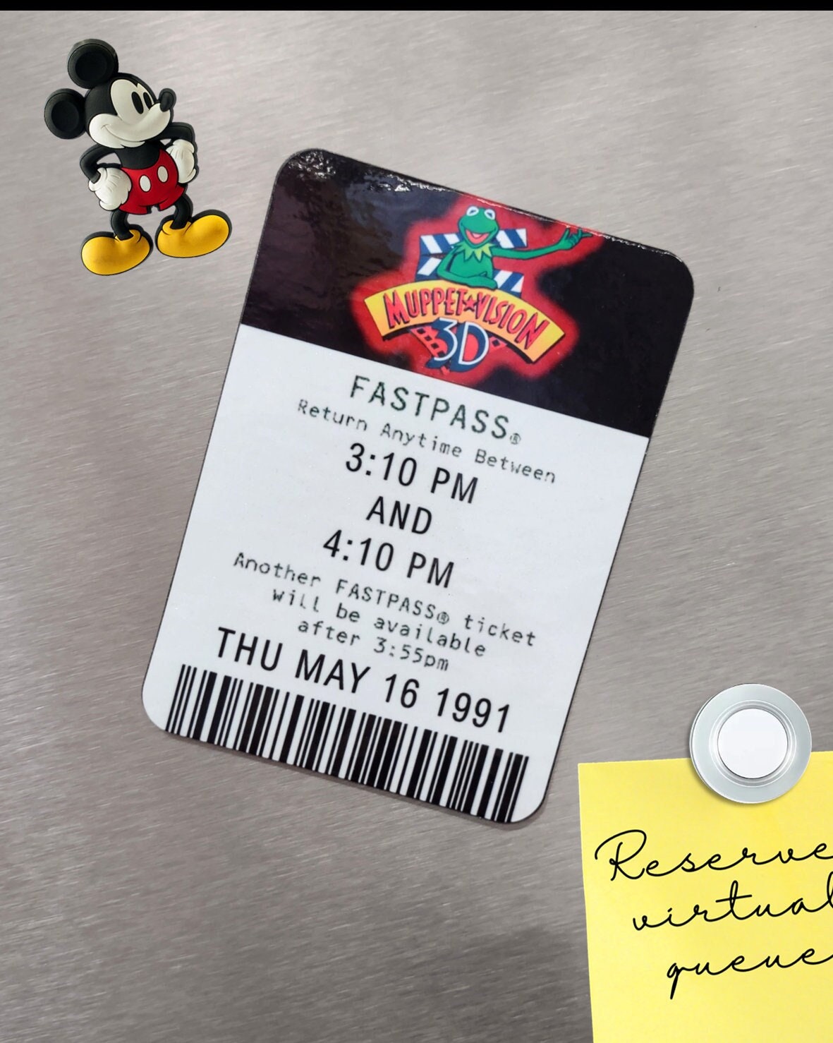 Muppet Vision 3D Fastpass Magnet