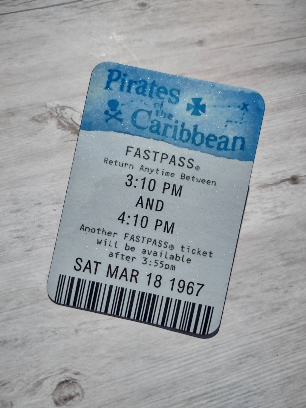Pirates of the Carribean Fastpass Magnet