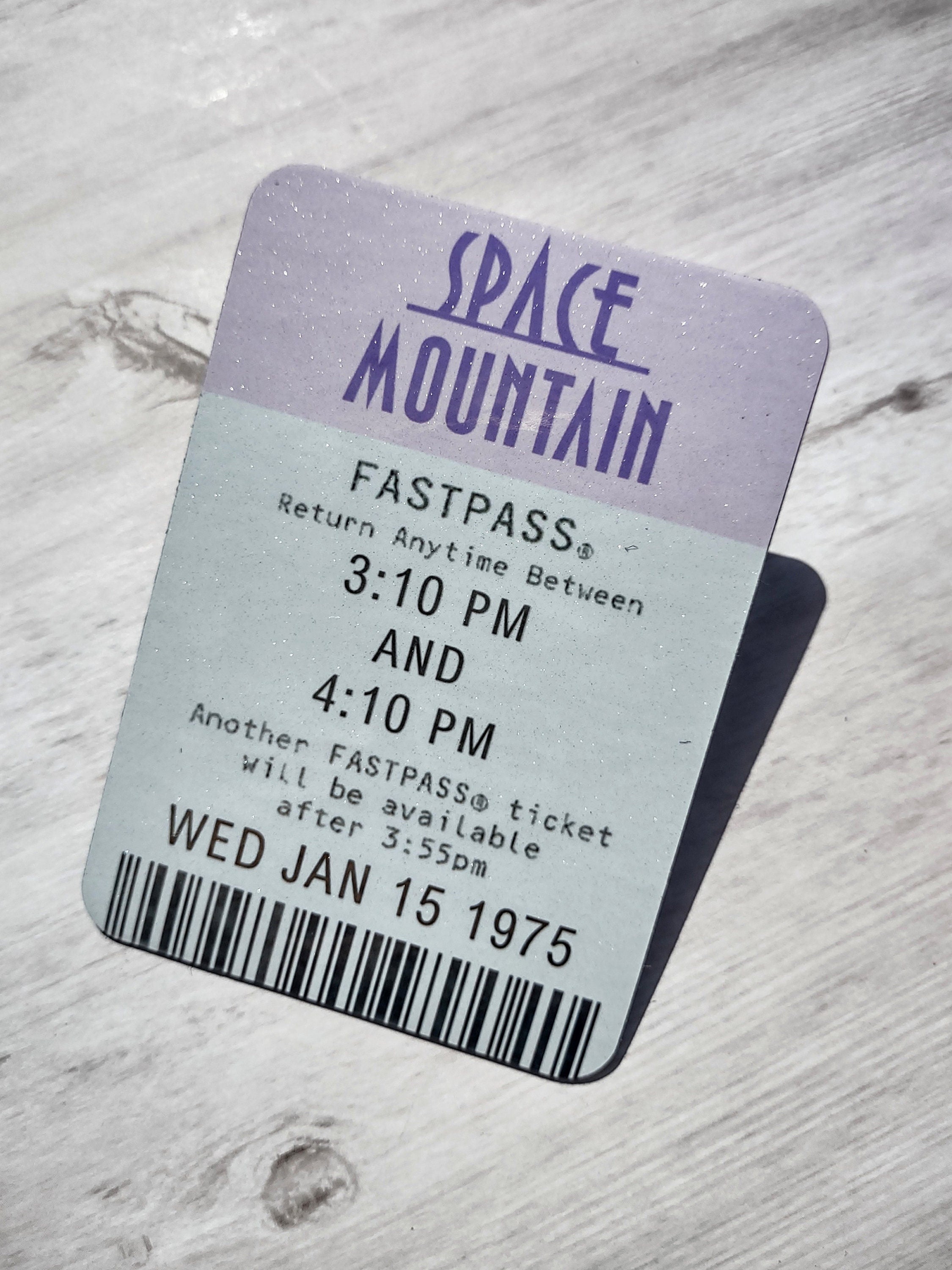 Space Mountain Fastpass Magnet
