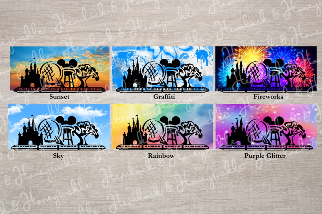 Layered Sketch Trip Announcement Ticket Luggage Tag