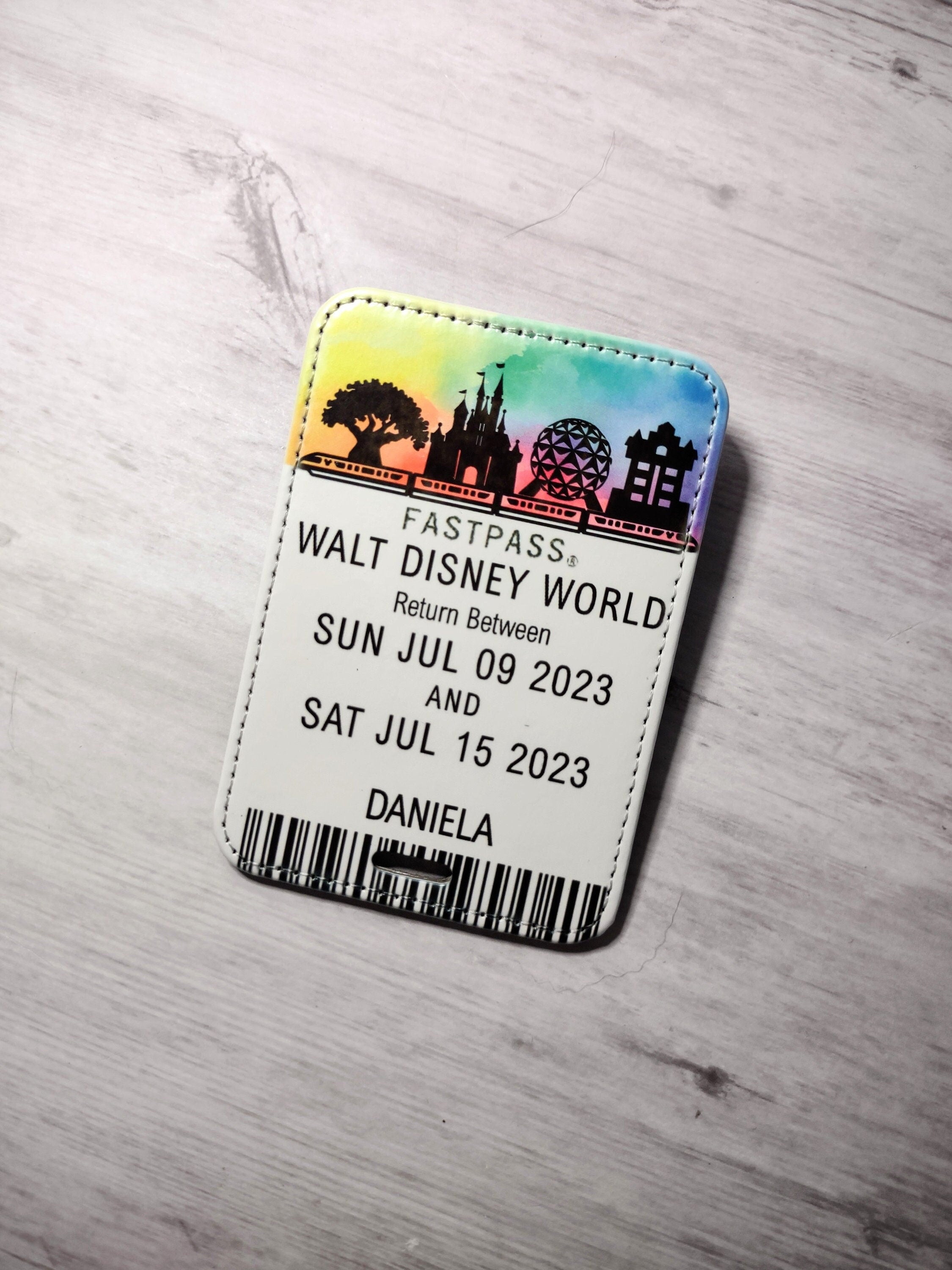 Classic Trip Announcement Ticket Luggage Tag