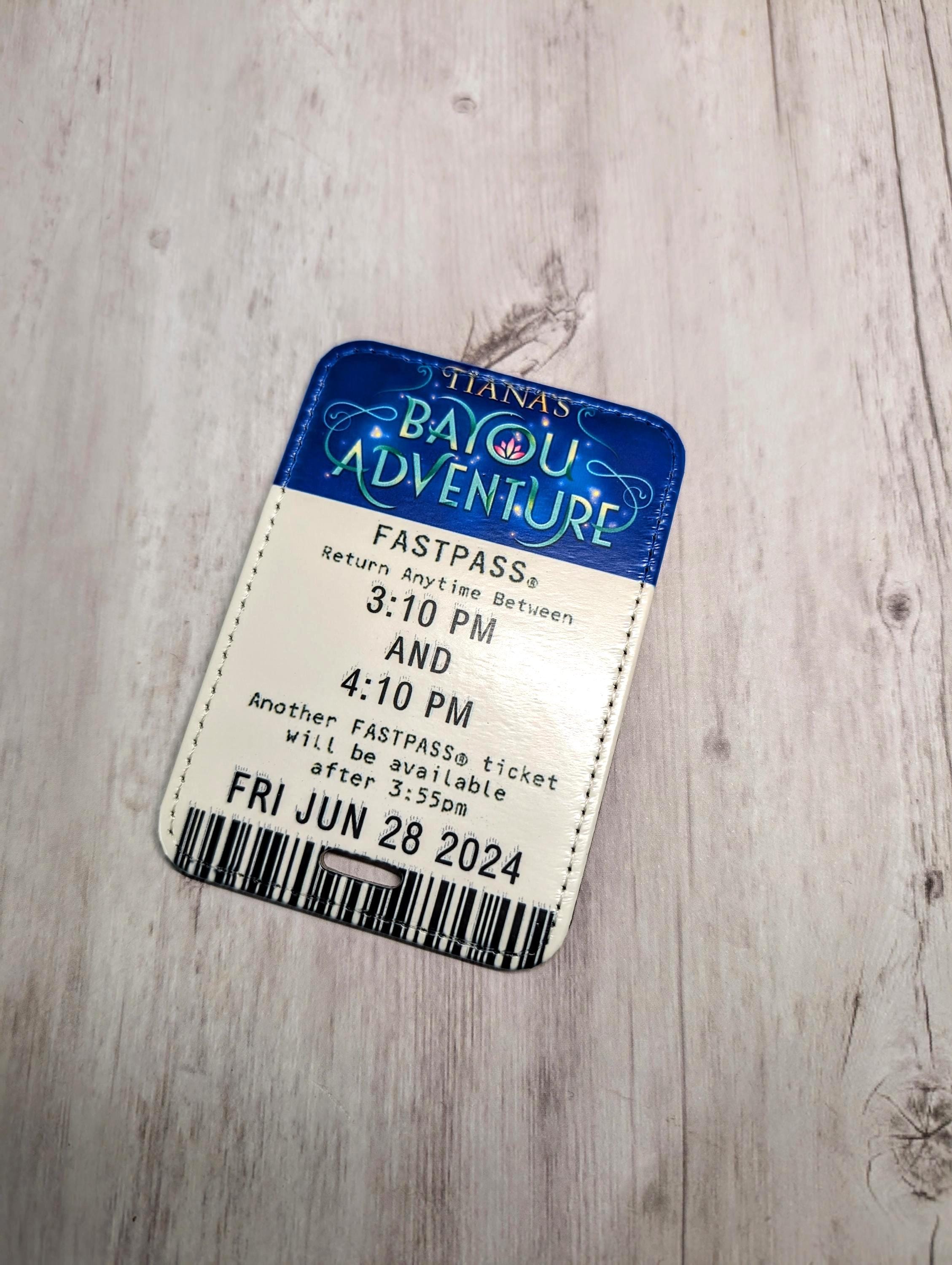 Tiana Bayou FastPass Luggage Tag