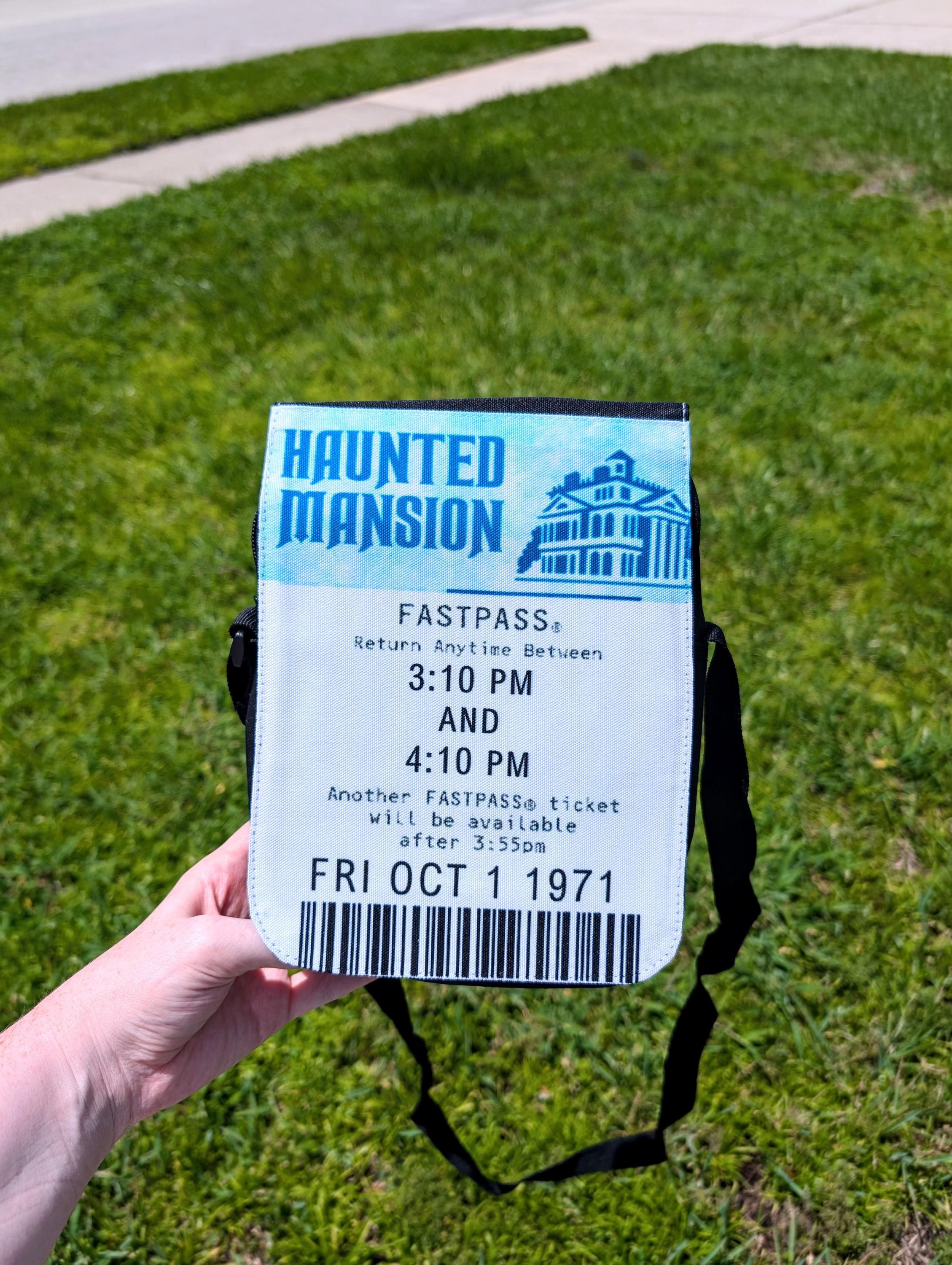 Haunted Mansion FastPass Crossbody Purse