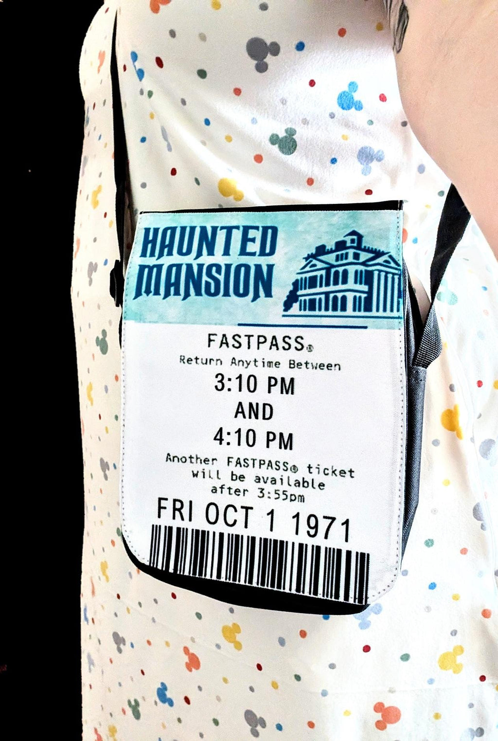 Haunted Mansion FastPass Crossbody Purse