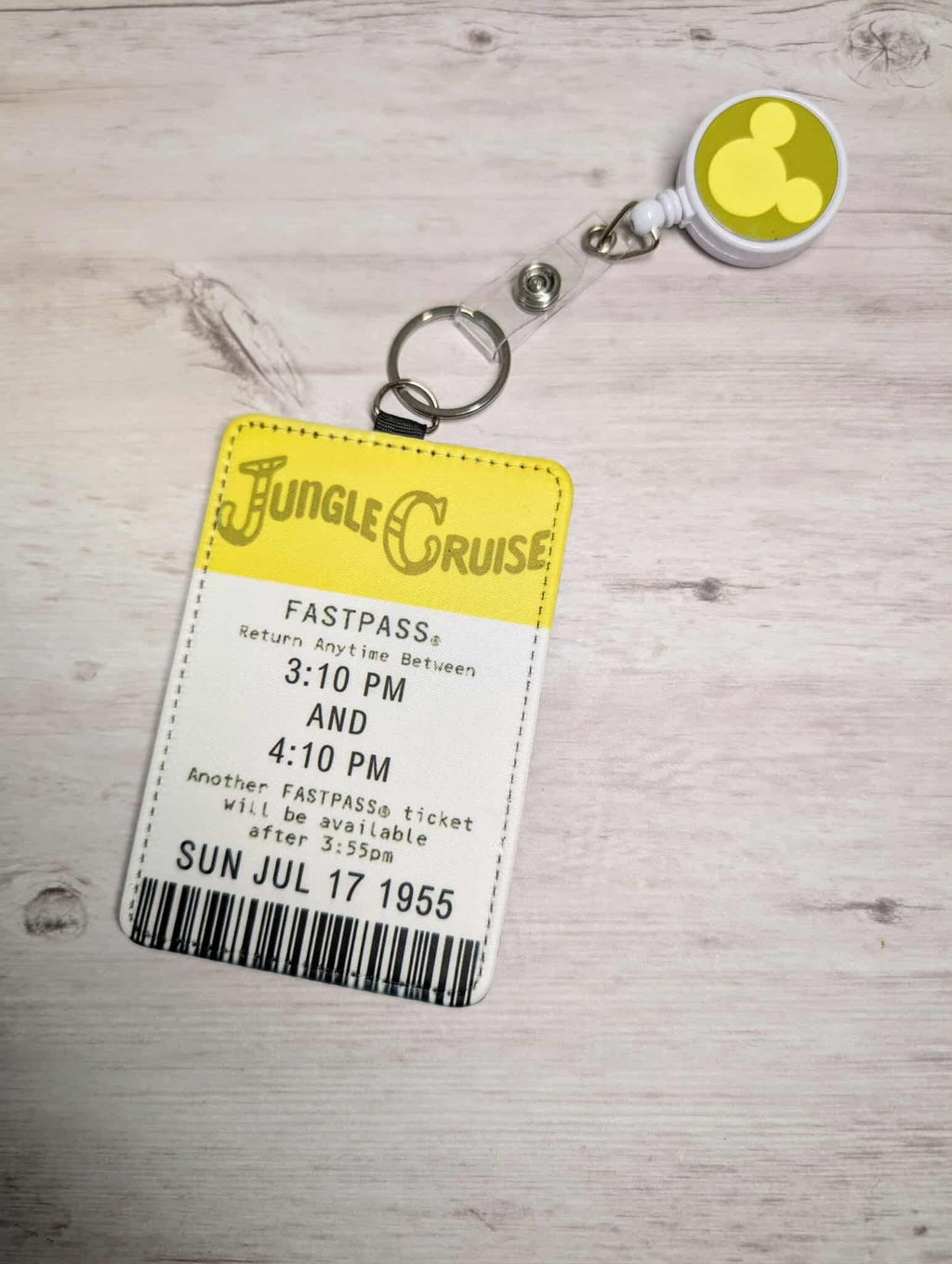 Jungle Cruise FastPass ID Card Holder with Badge Reel
