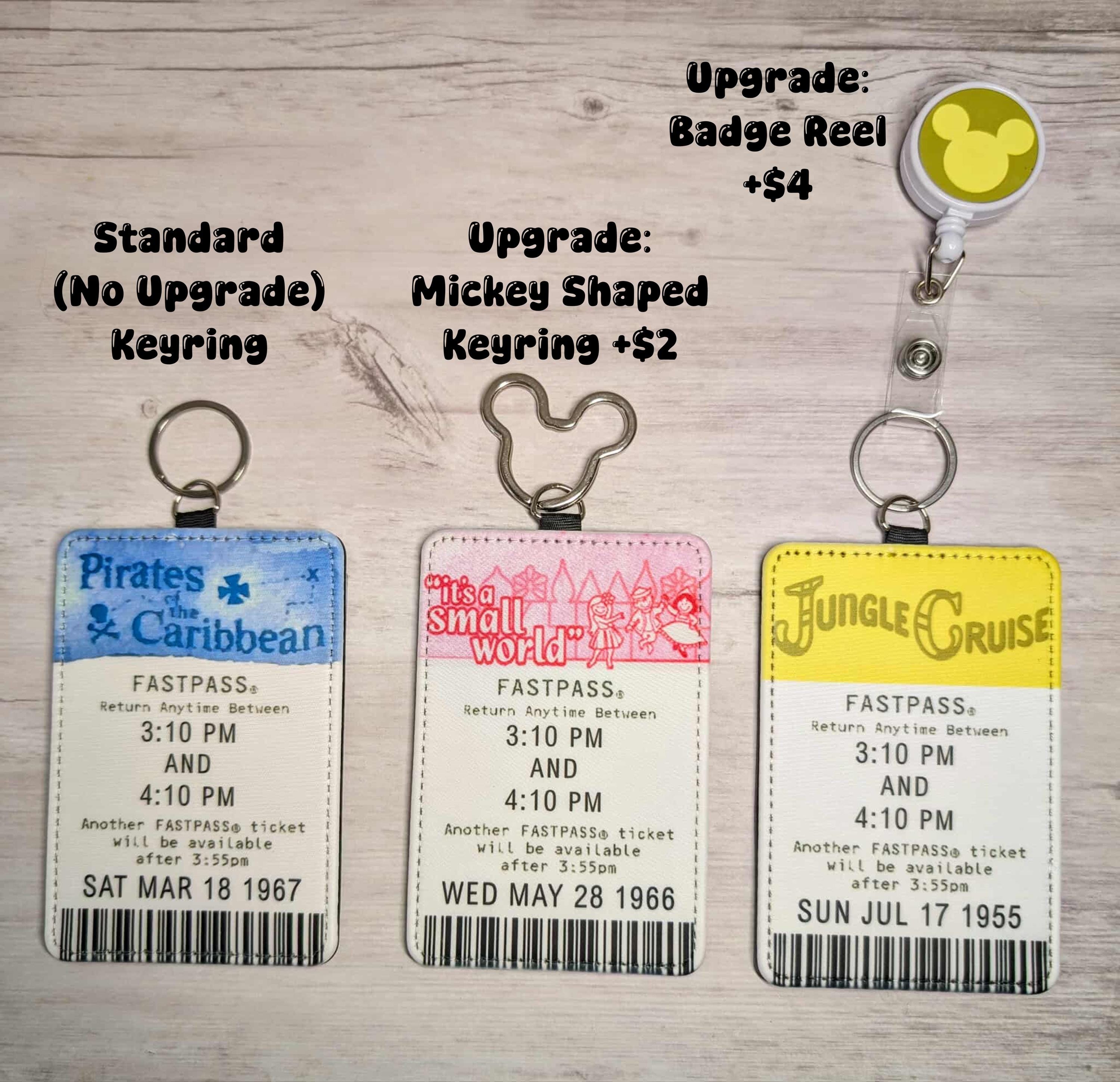 Muppet Vision 3D Jim Henson FastPass ID Card Holder with Badge Reel