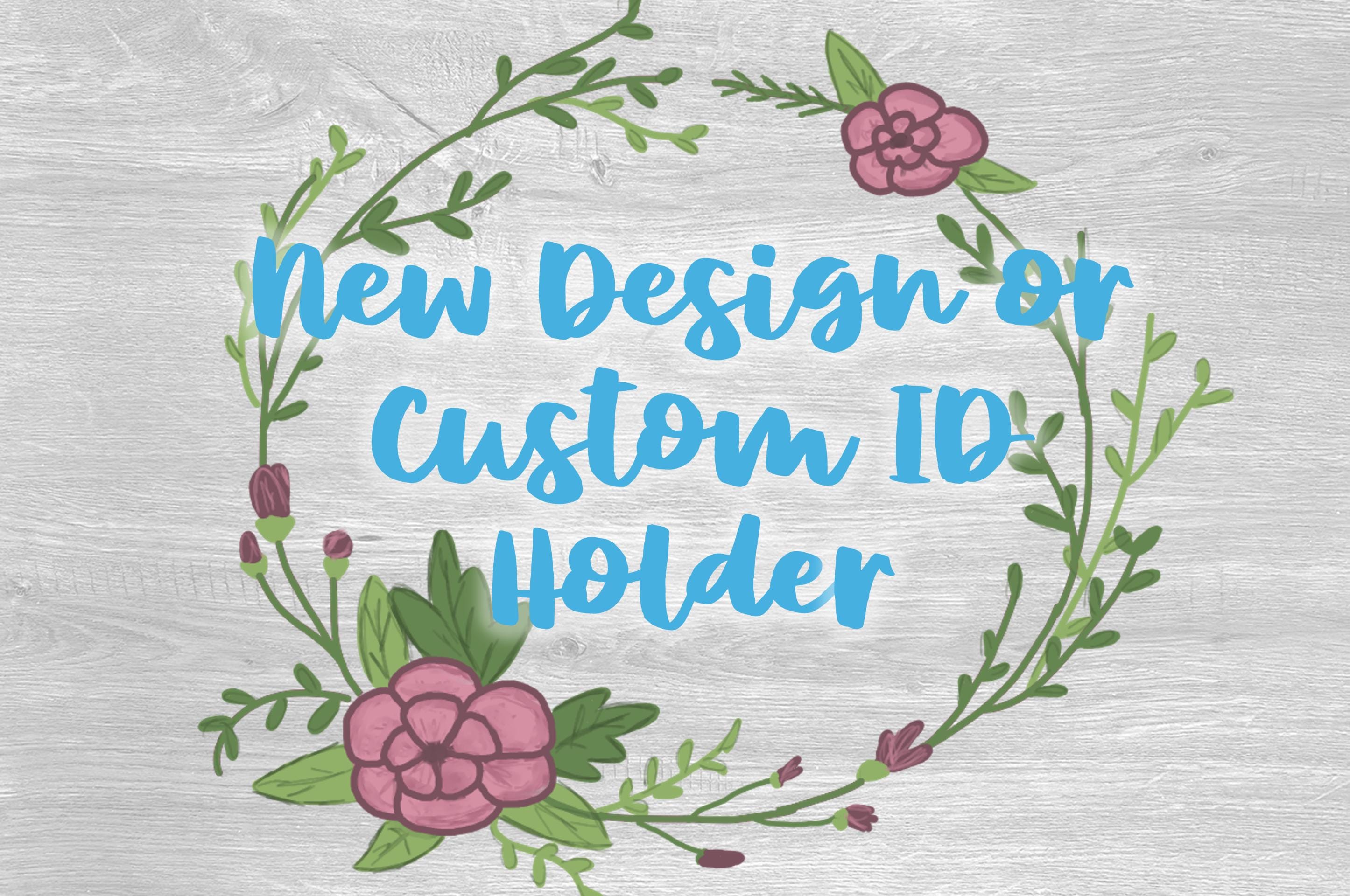 Custom design ID Card Holder with Badge Reel