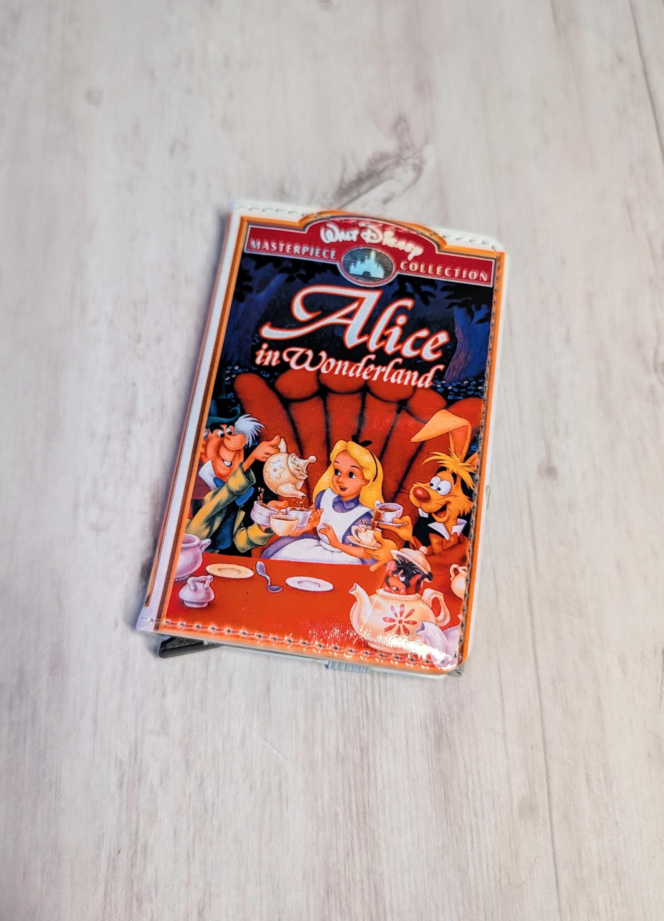 Alice in Wonderland VHS Card Holder RFID Blocking Wallet