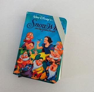 Snow White and the Seven Dwarfs VHS Card Holder RFID Blocking Wallet