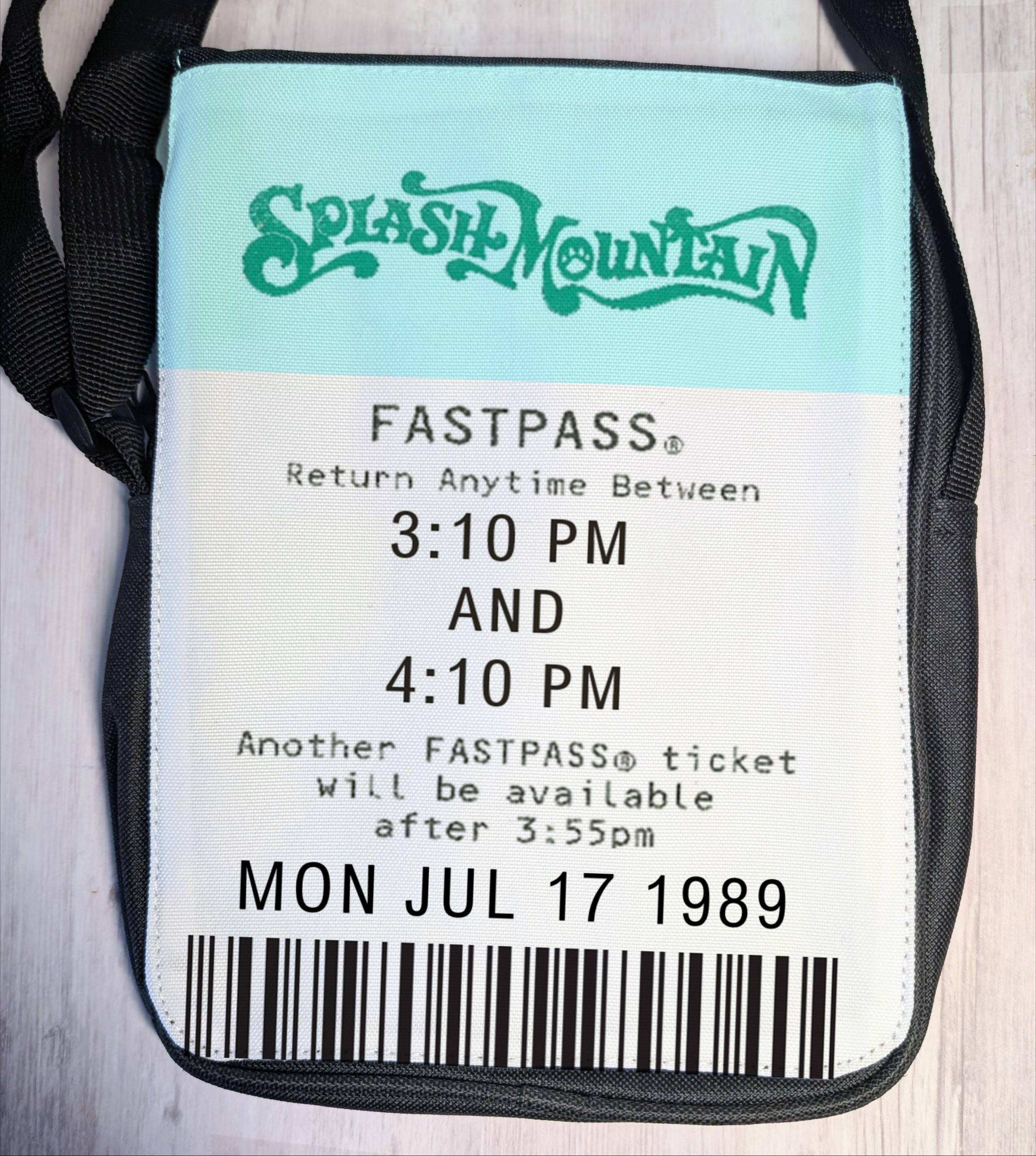 Splash Mountain FastPass Crossbody Purse