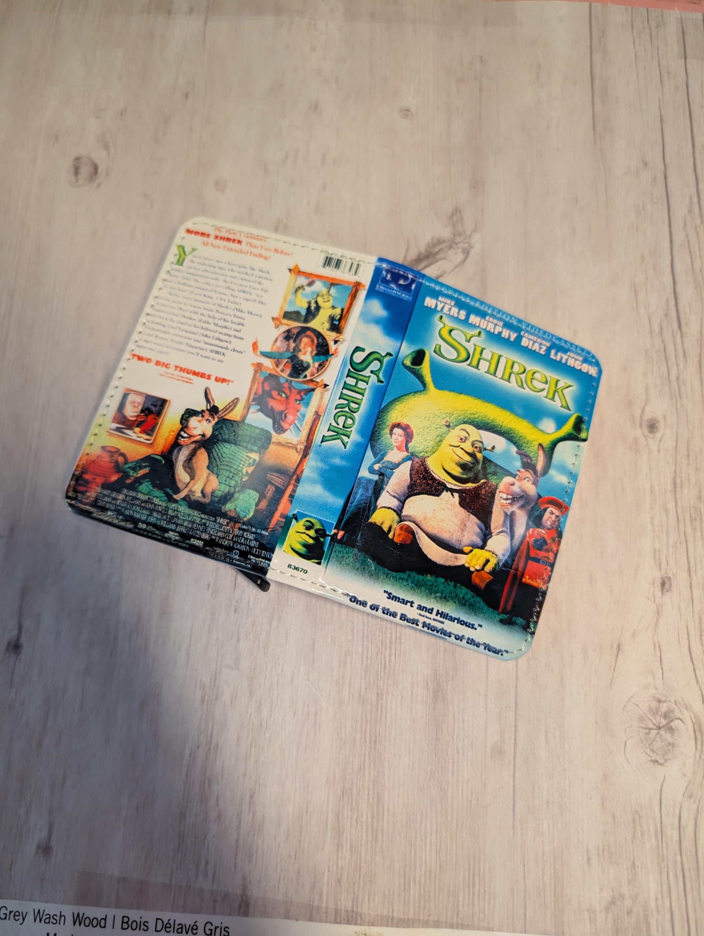 Shrek VHS Card Holder RFID Blocking Wallet
