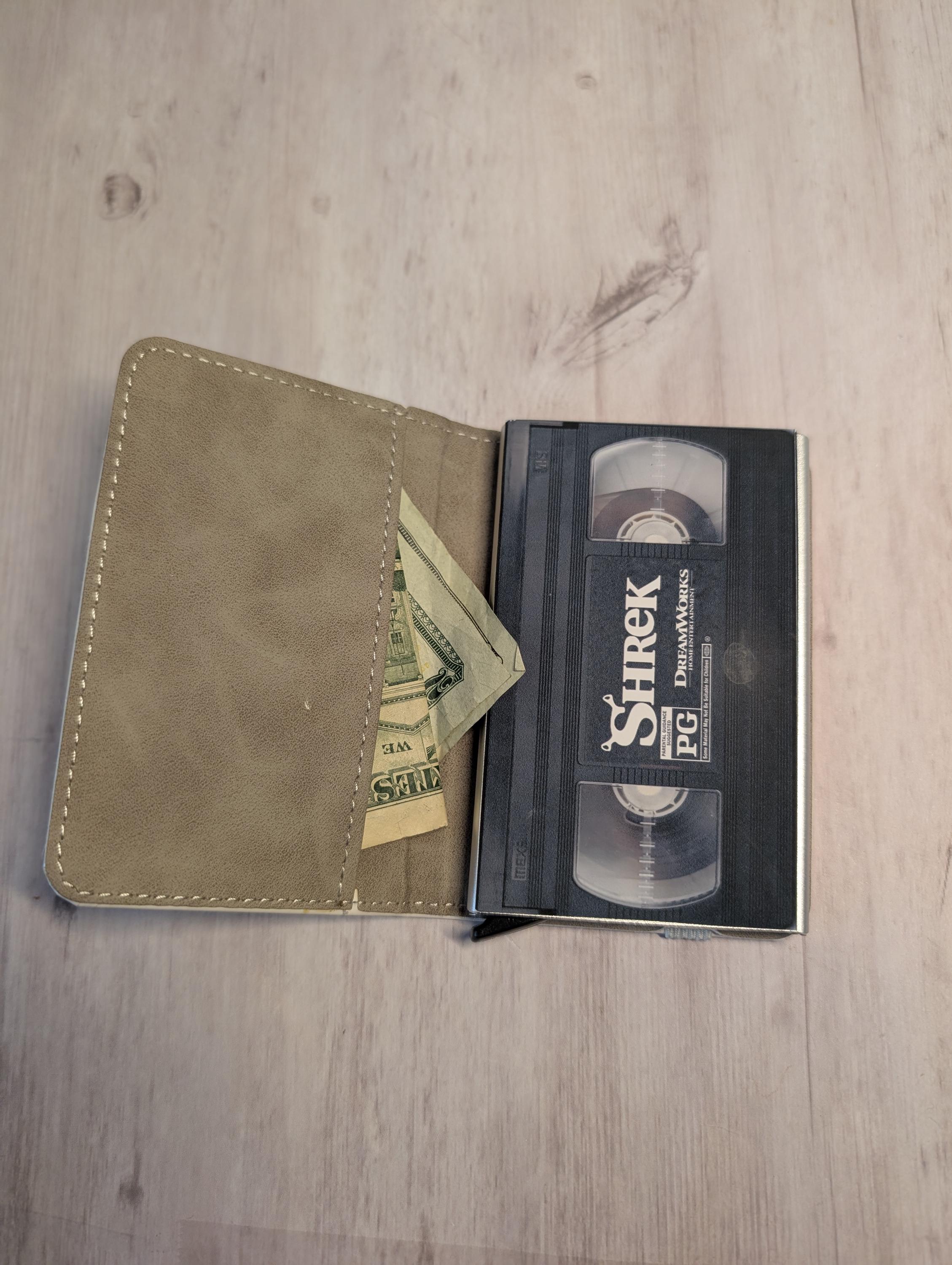 Shrek VHS Card Holder RFID Blocking Wallet