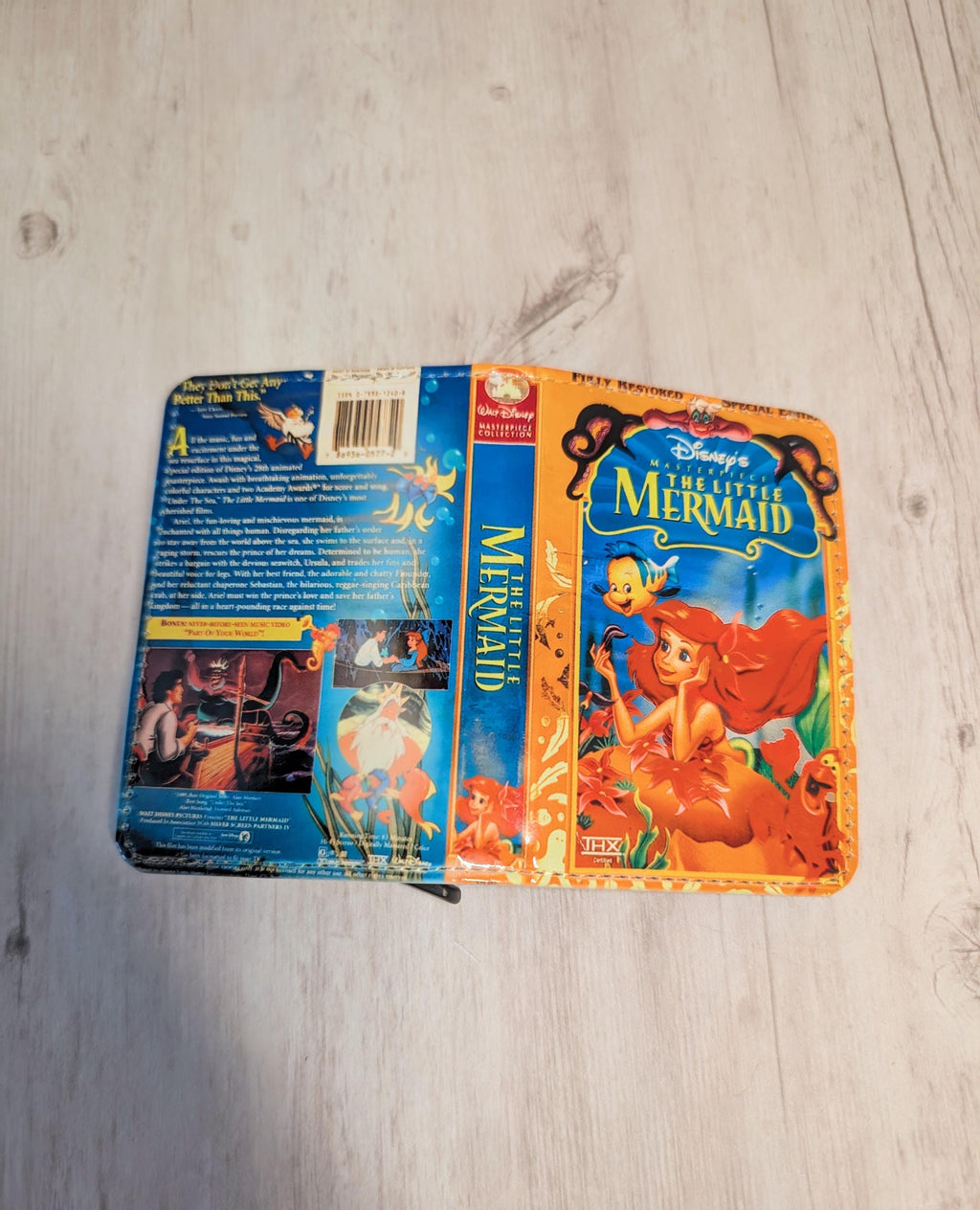 The Little Mermaid VHS Card Holder RFID Blocking Wallet