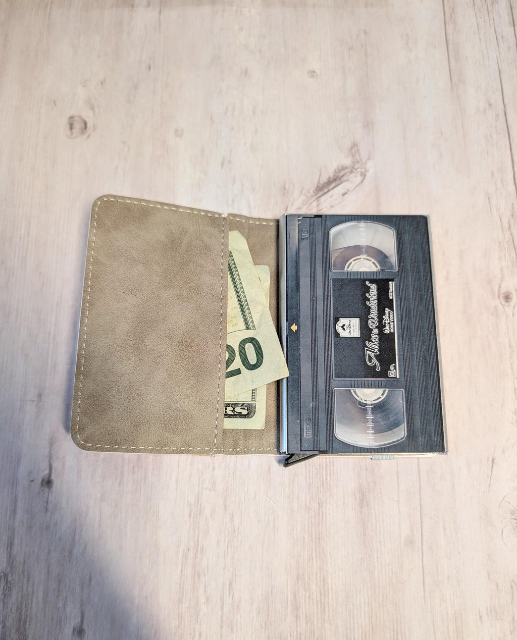 Alice in Wonderland VHS Card Holder RFID Blocking Wallet