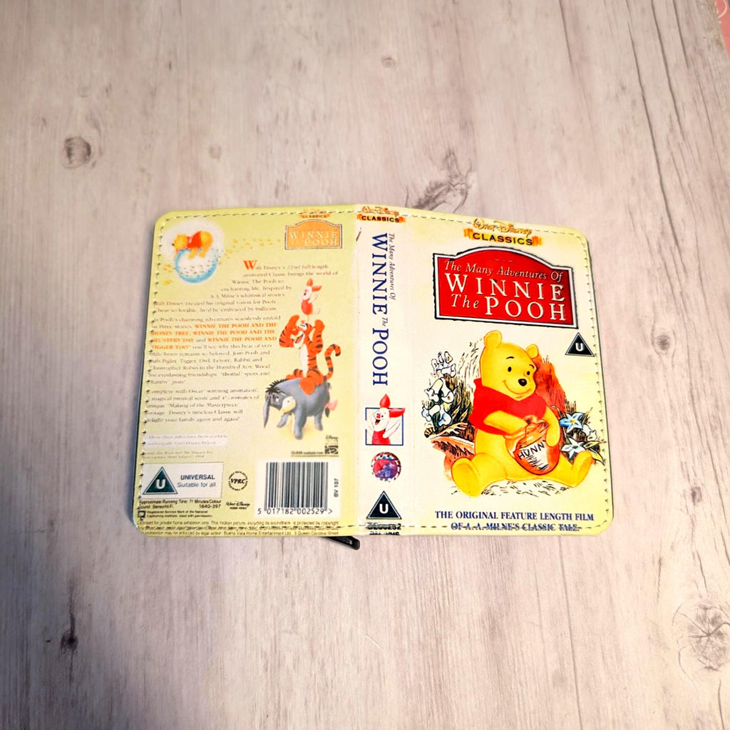 The Many Adventures of Winnie the Pooh VHS Card Holder RFID Blocking Wallet