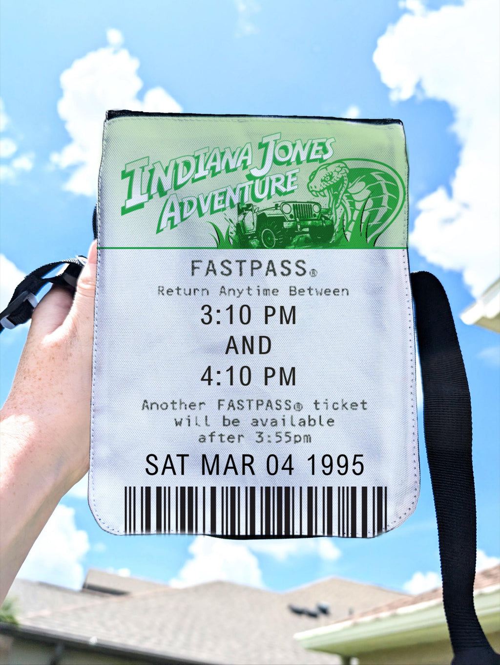 Indiana Jones Adventure ride FastPass Crossbody Purse