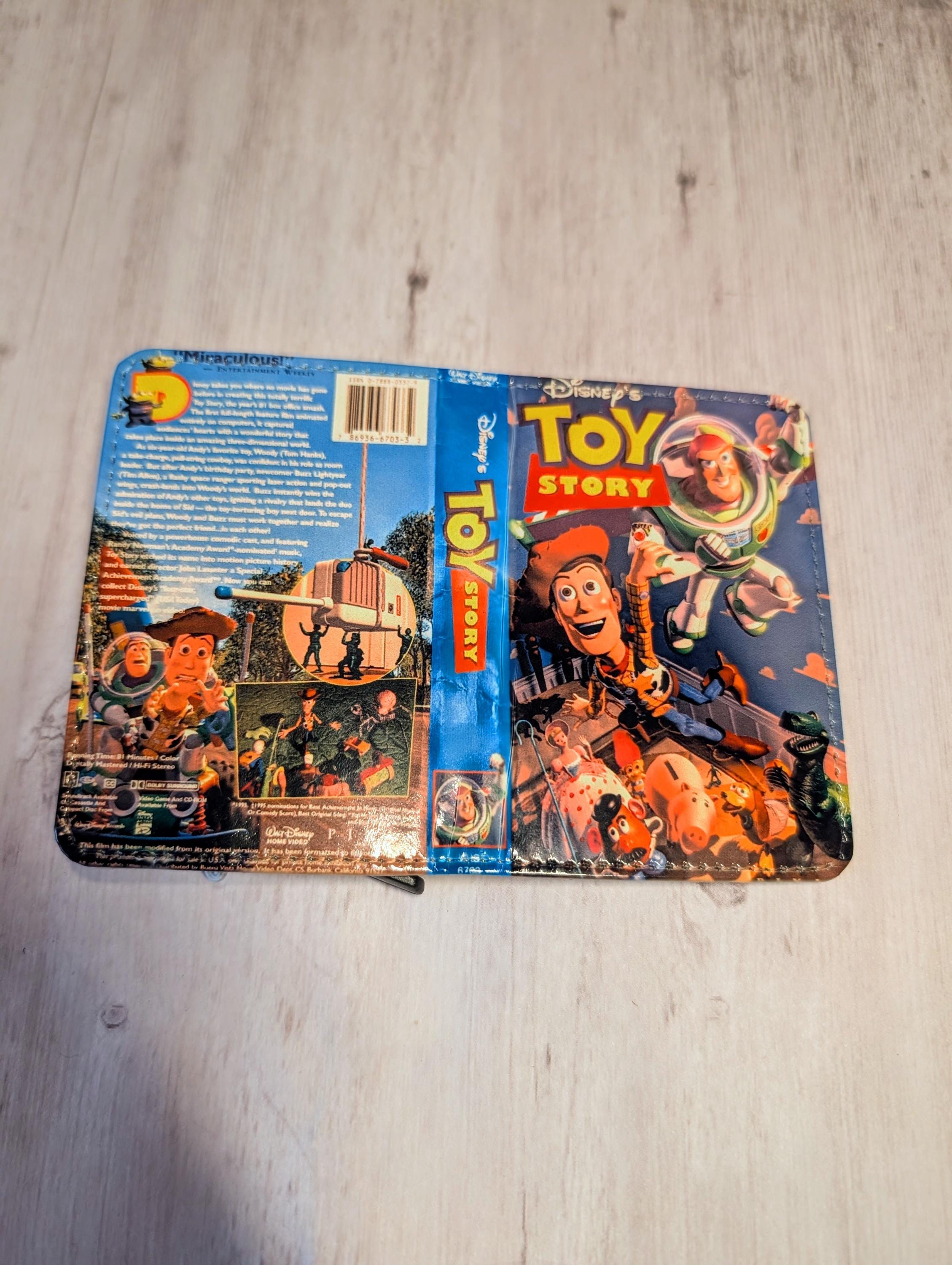 Toy Story VHS Card Holder RFID Blocking Wallet
