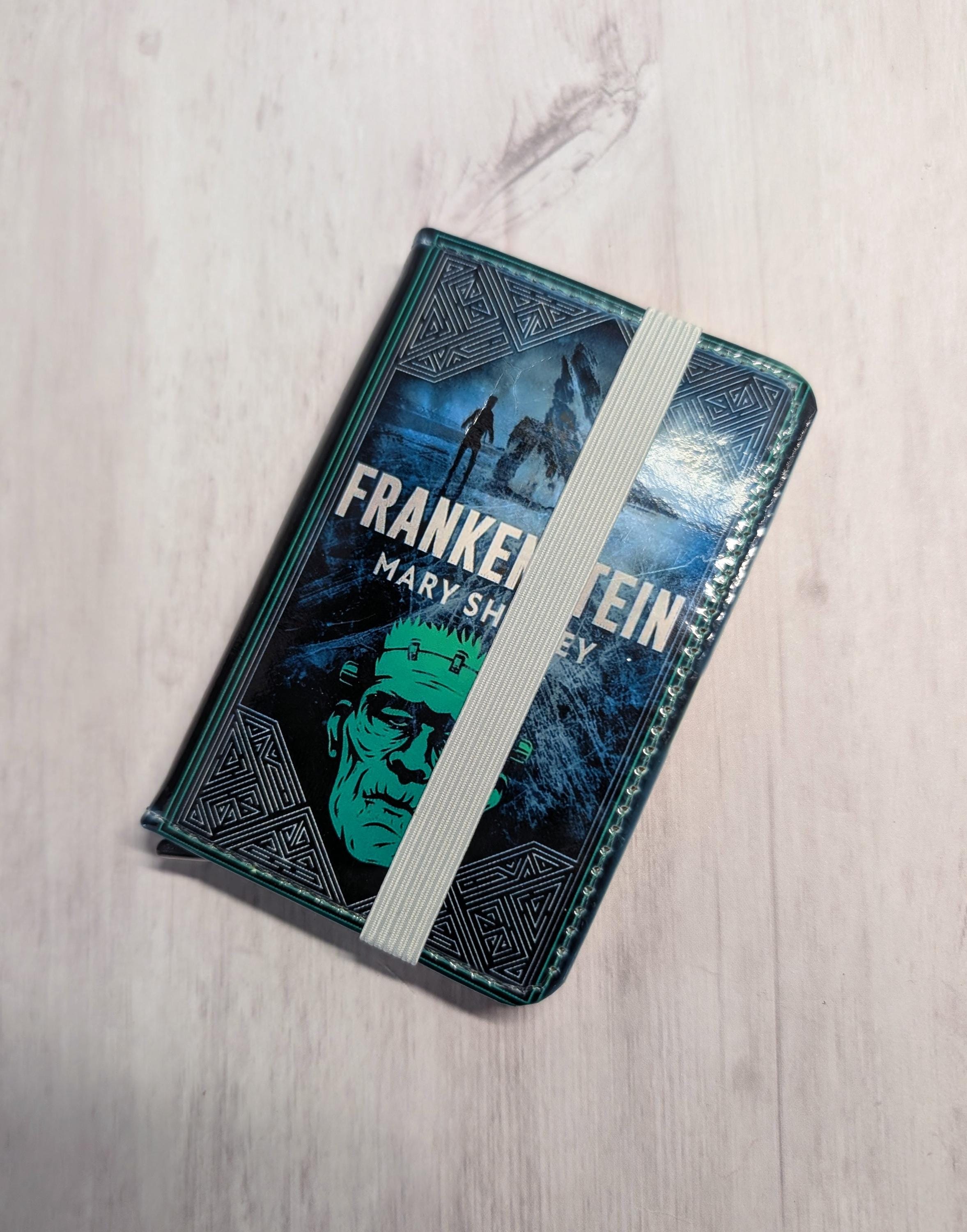 Gothic Horror Literature Custom Favorite Book or Novel Card Holder RFID Blocking Wallet Frankenstein Dracula Edgar Allen Poe