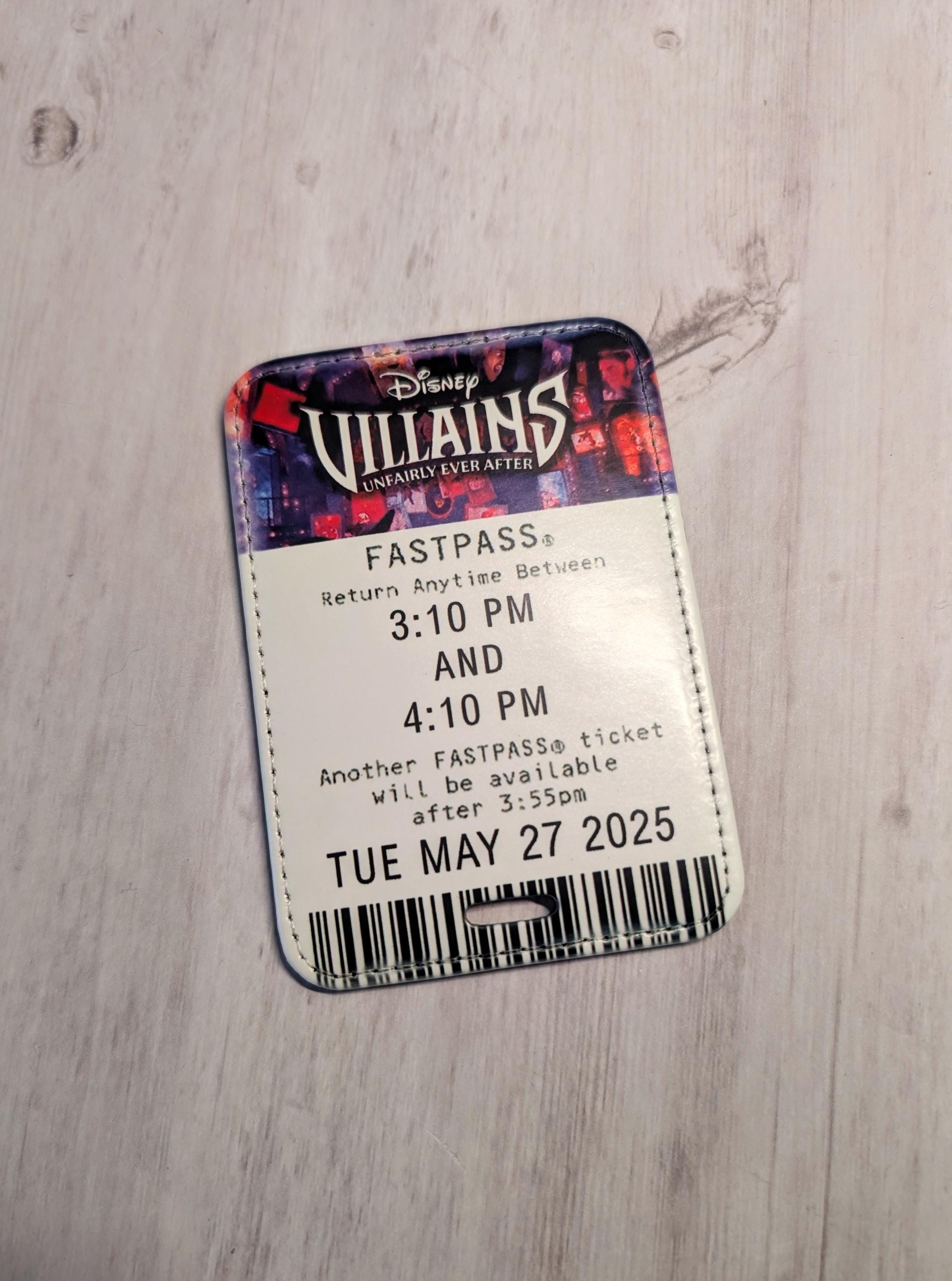 Villains Show FastPass Luggage Tag