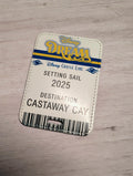 Disney Cruise Dream Trip Announcement Ticket Luggage Tag