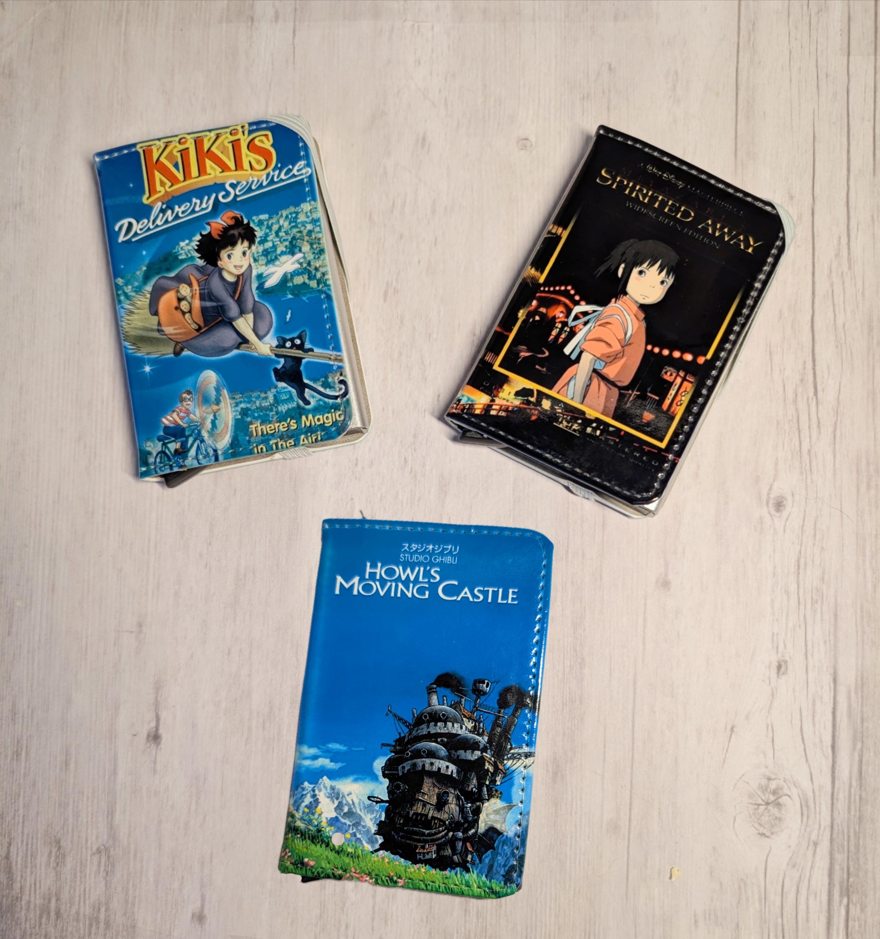 Custom Studio Ghibli Favorite Movie VHS or DVD Card Holder RFID Blocking Wallet