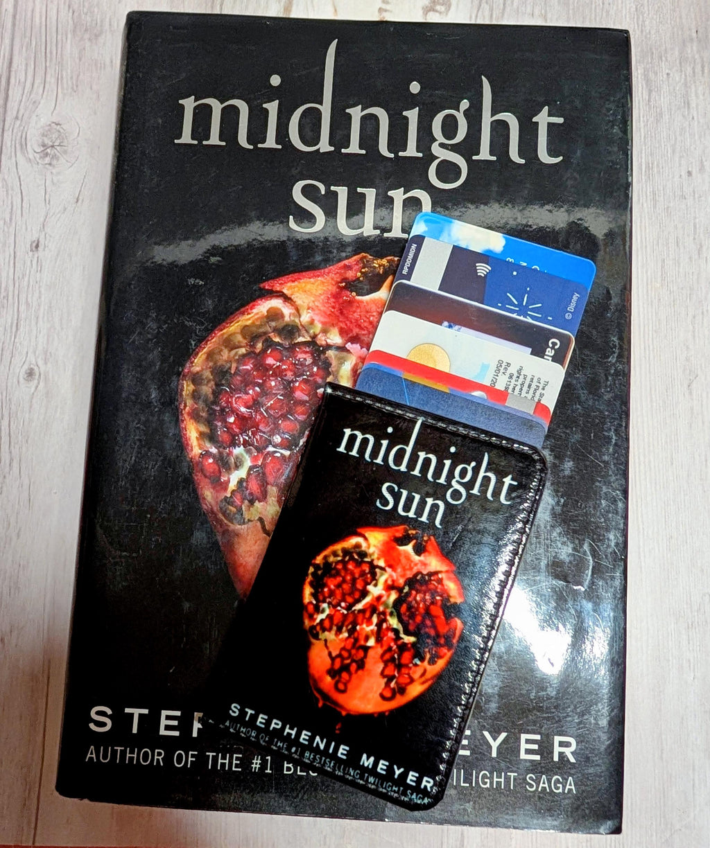 Twilight Saga Stephanie Meyer Custom Favorite Book or Novel Card Holder RFID Blocking Wallet